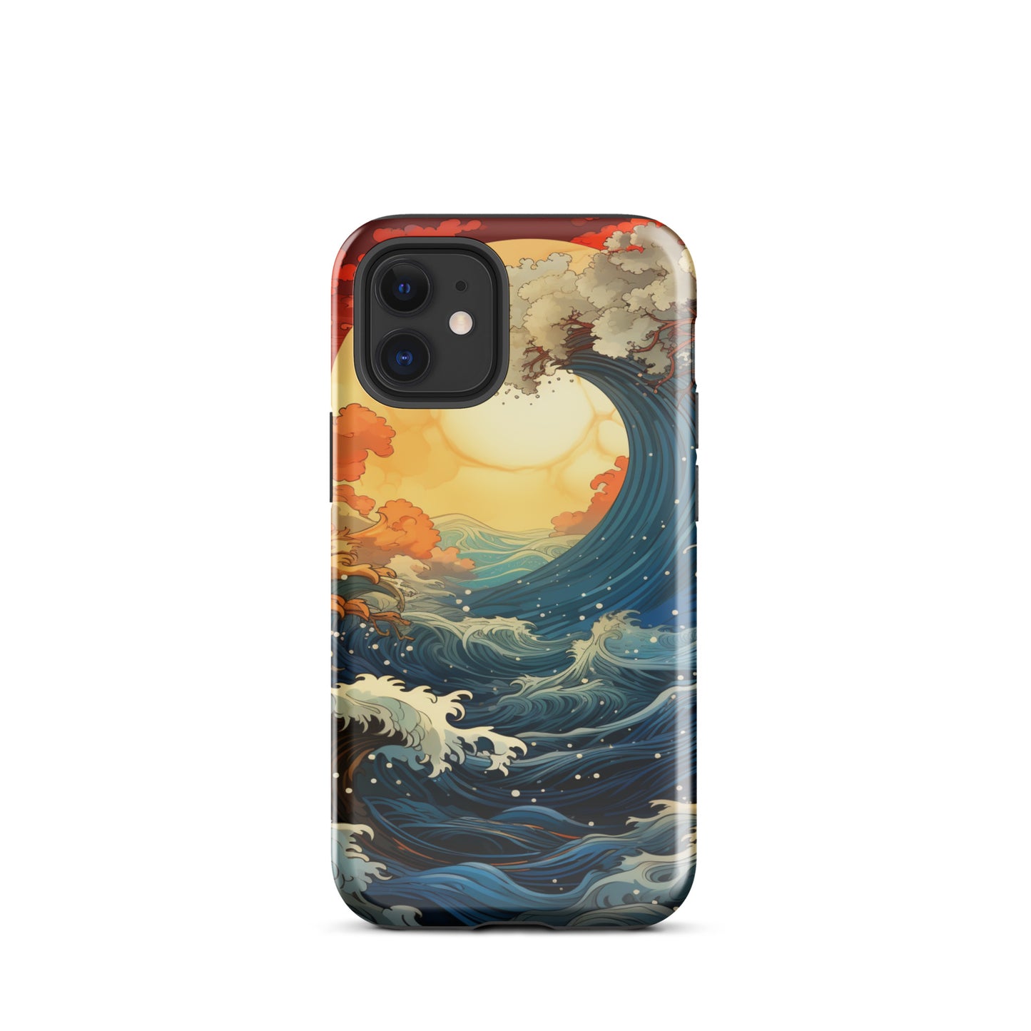 Ocean Tide Tough Case, Shockproof Phone Case,Cool Designed Phone Cases, Pocket-friendly