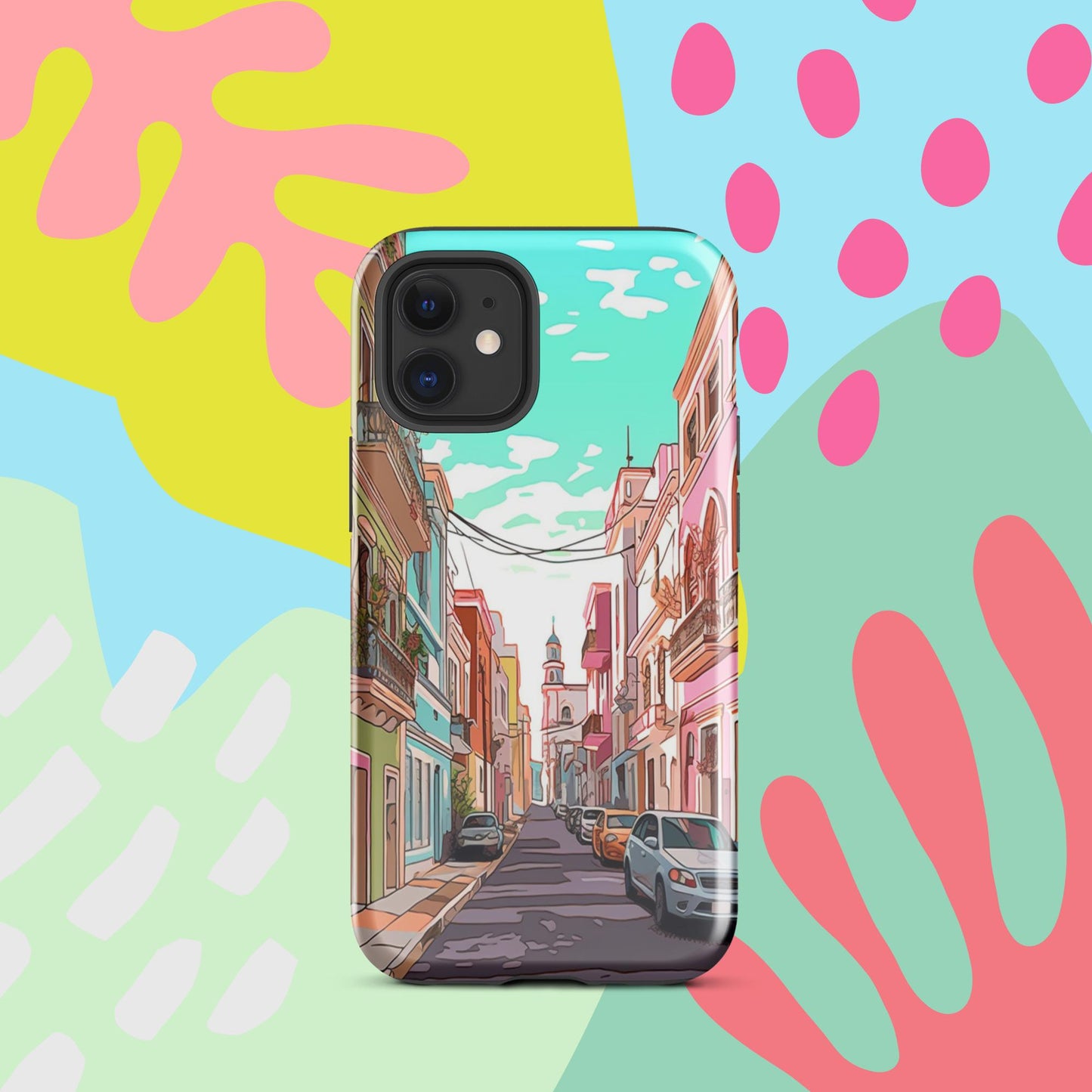 Old San Juan Tough Case, Shockproof Phone Case,Cool Designed Phone Cases, Pocket-friendly