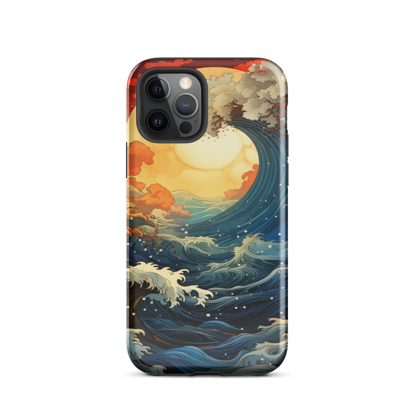 Ocean Tide Tough Case, Shockproof Phone Case,Cool Designed Phone Cases, Pocket-friendly