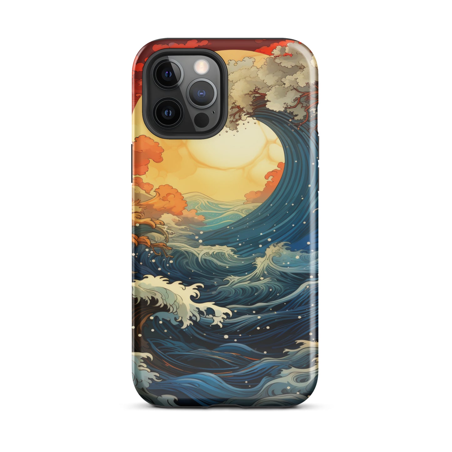 Ocean Tide Tough Case, Shockproof Phone Case,Cool Designed Phone Cases, Pocket-friendly