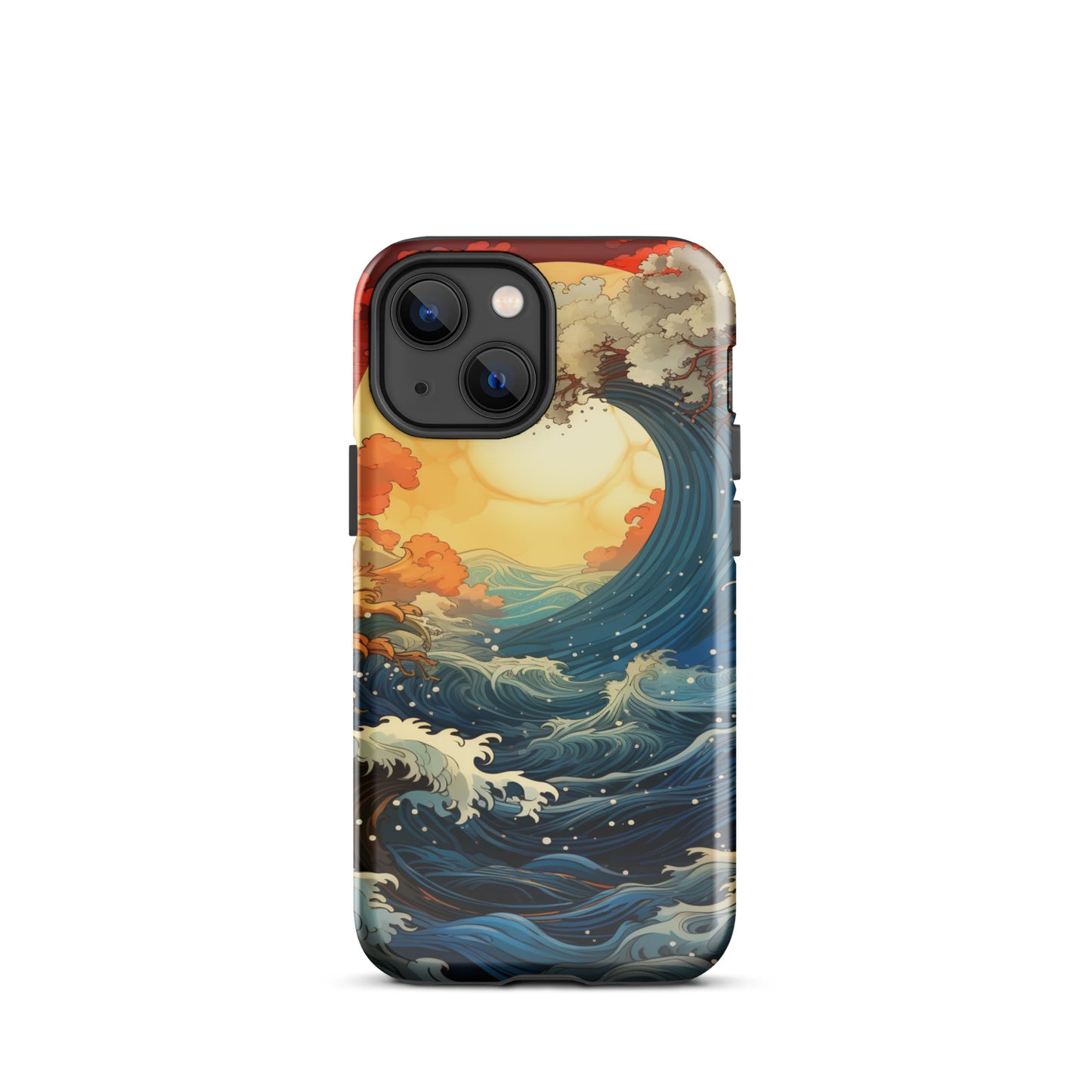 Ocean Tide Tough Case, Shockproof Phone Case,Cool Designed Phone Cases, Pocket-friendly