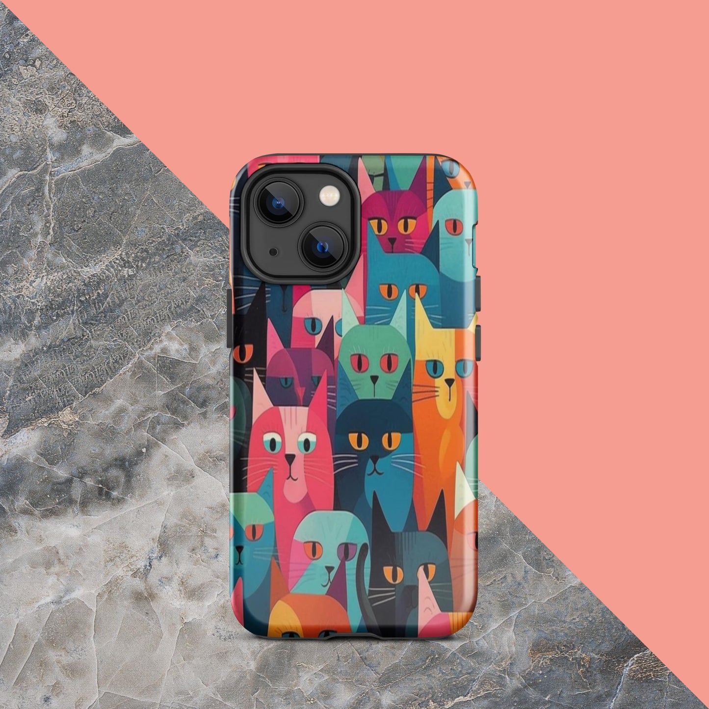 Cat Lady Tough Case, Shockproof Phone Case,Cool Designed Phone Cases, Pocket-friendly