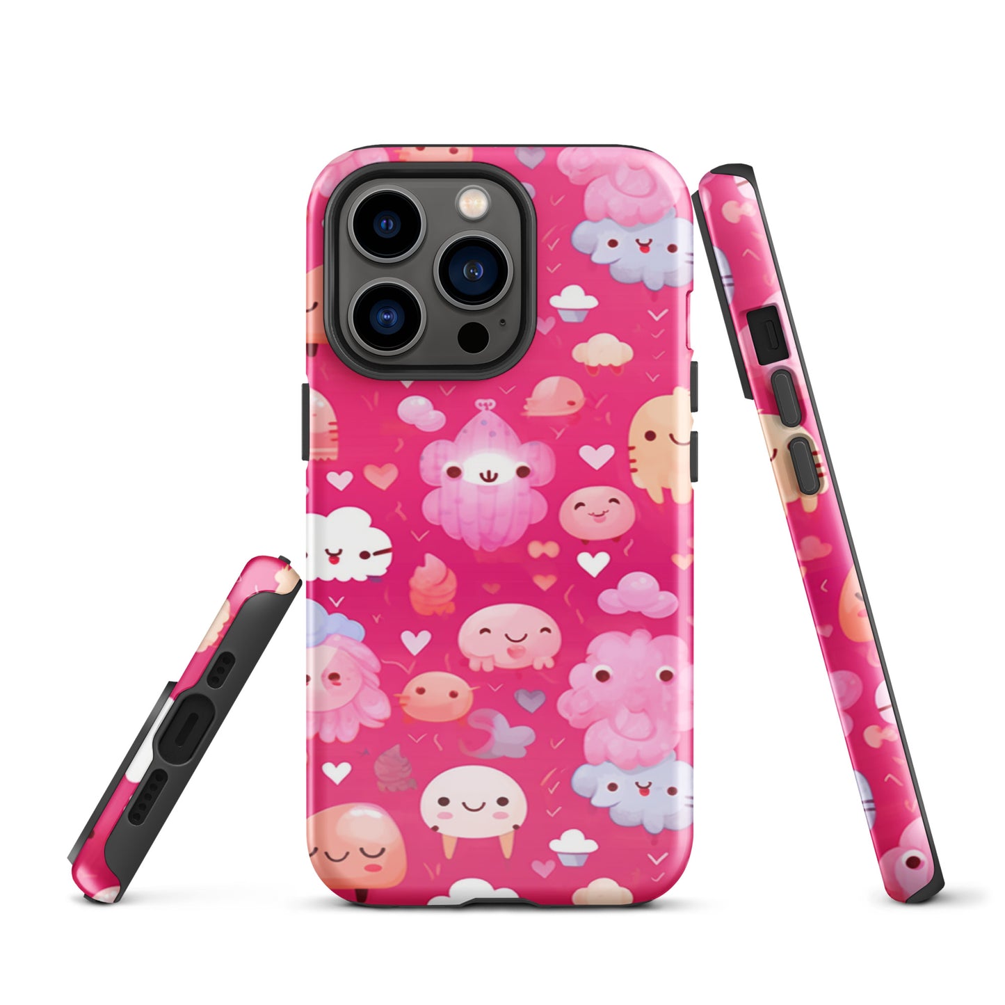 Pink and Fluffy Tough Case, Shockproof Phone Case,Cool Designed Phone Cases, Pocket-friendly