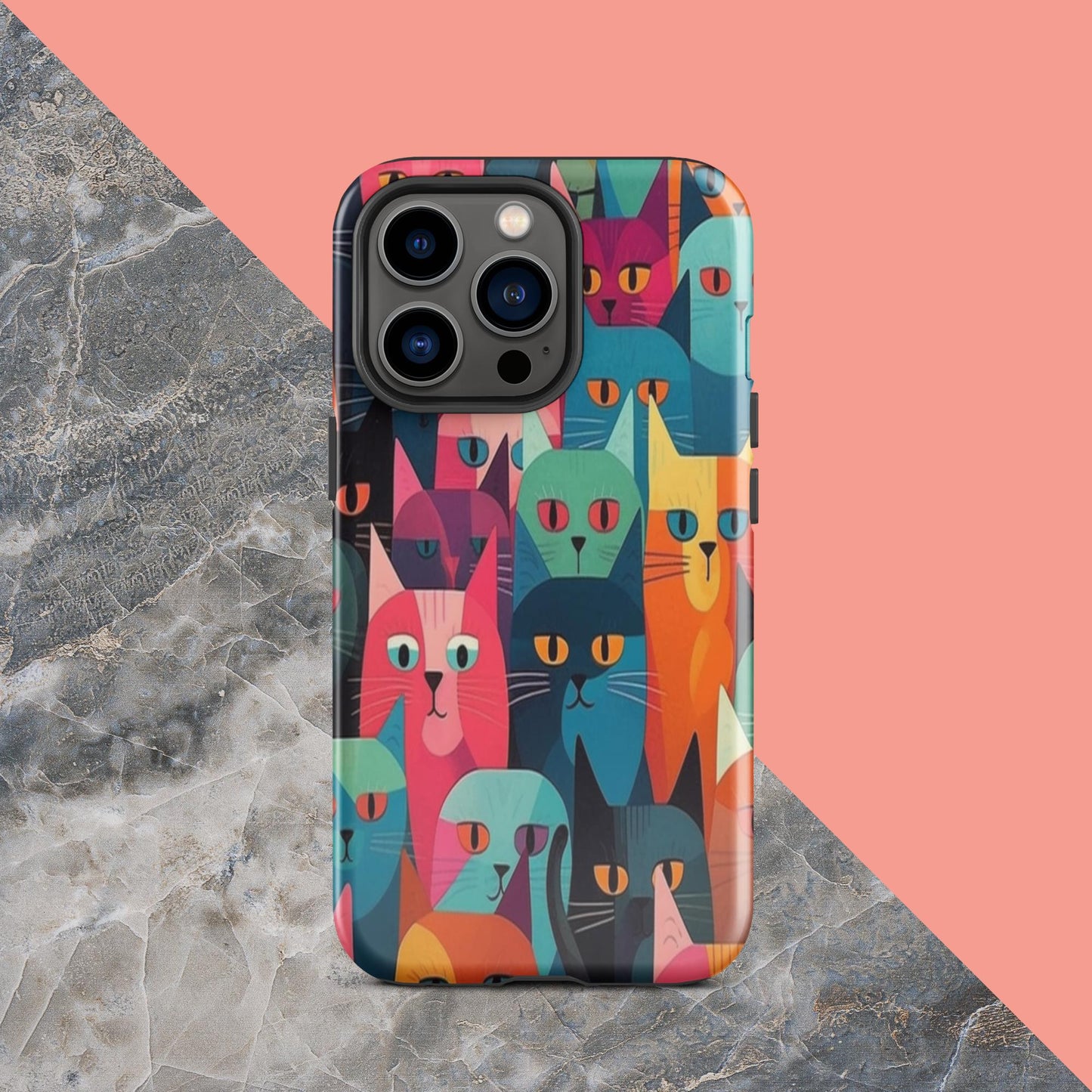Cat Lady Tough Case, Shockproof Phone Case,Cool Designed Phone Cases, Pocket-friendly