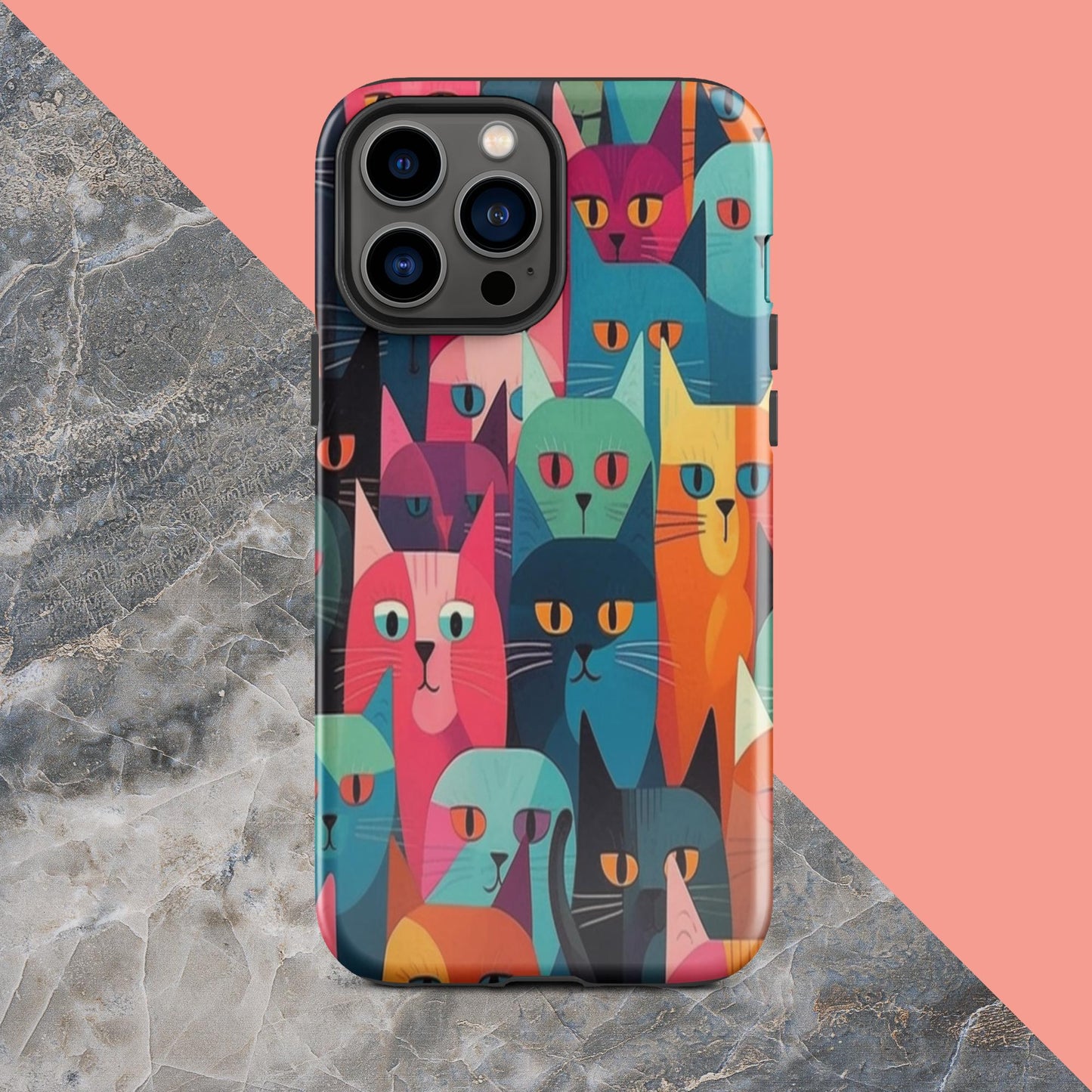 Cat Lady Tough Case, Shockproof Phone Case,Cool Designed Phone Cases, Pocket-friendly