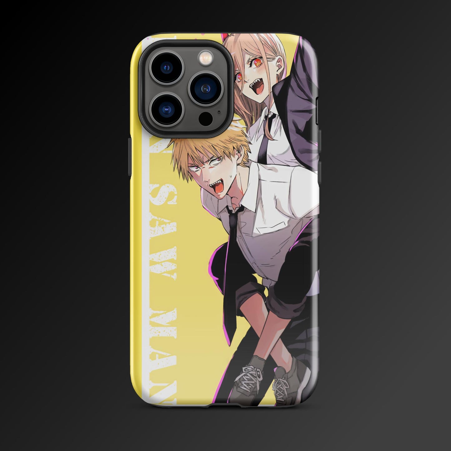 Chain Saw Man Tough Case, Shockproof Phone Case,Cool Designed Phone Cases, Pocket-friendly