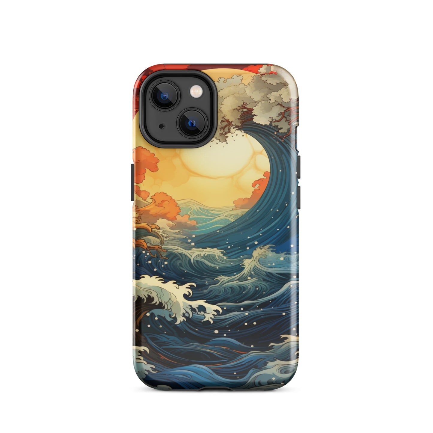 Ocean Tide Tough Case, Shockproof Phone Case,Cool Designed Phone Cases, Pocket-friendly