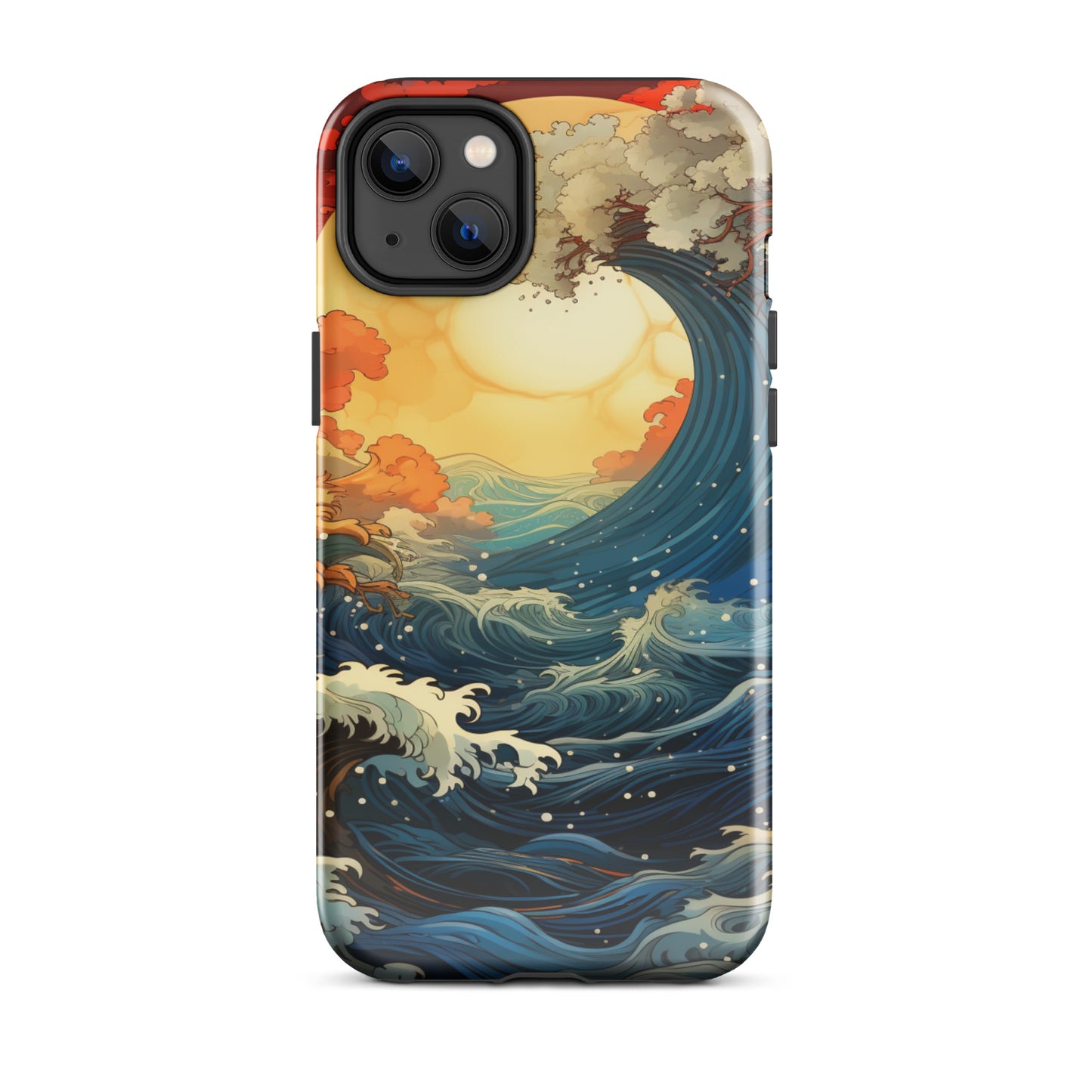 Ocean Tide Tough Case, Shockproof Phone Case,Cool Designed Phone Cases, Pocket-friendly