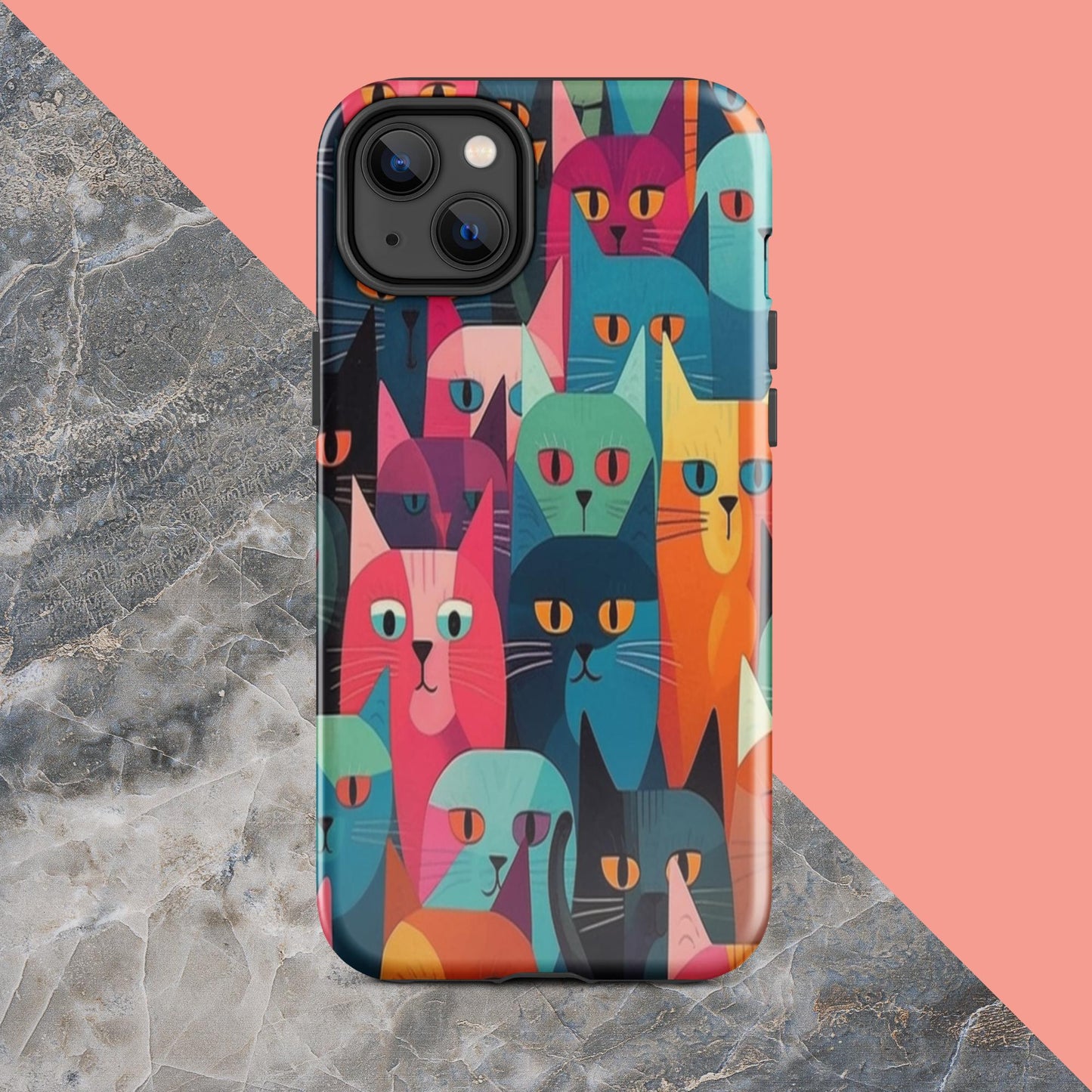 Cat Lady Tough Case, Shockproof Phone Case,Cool Designed Phone Cases, Pocket-friendly