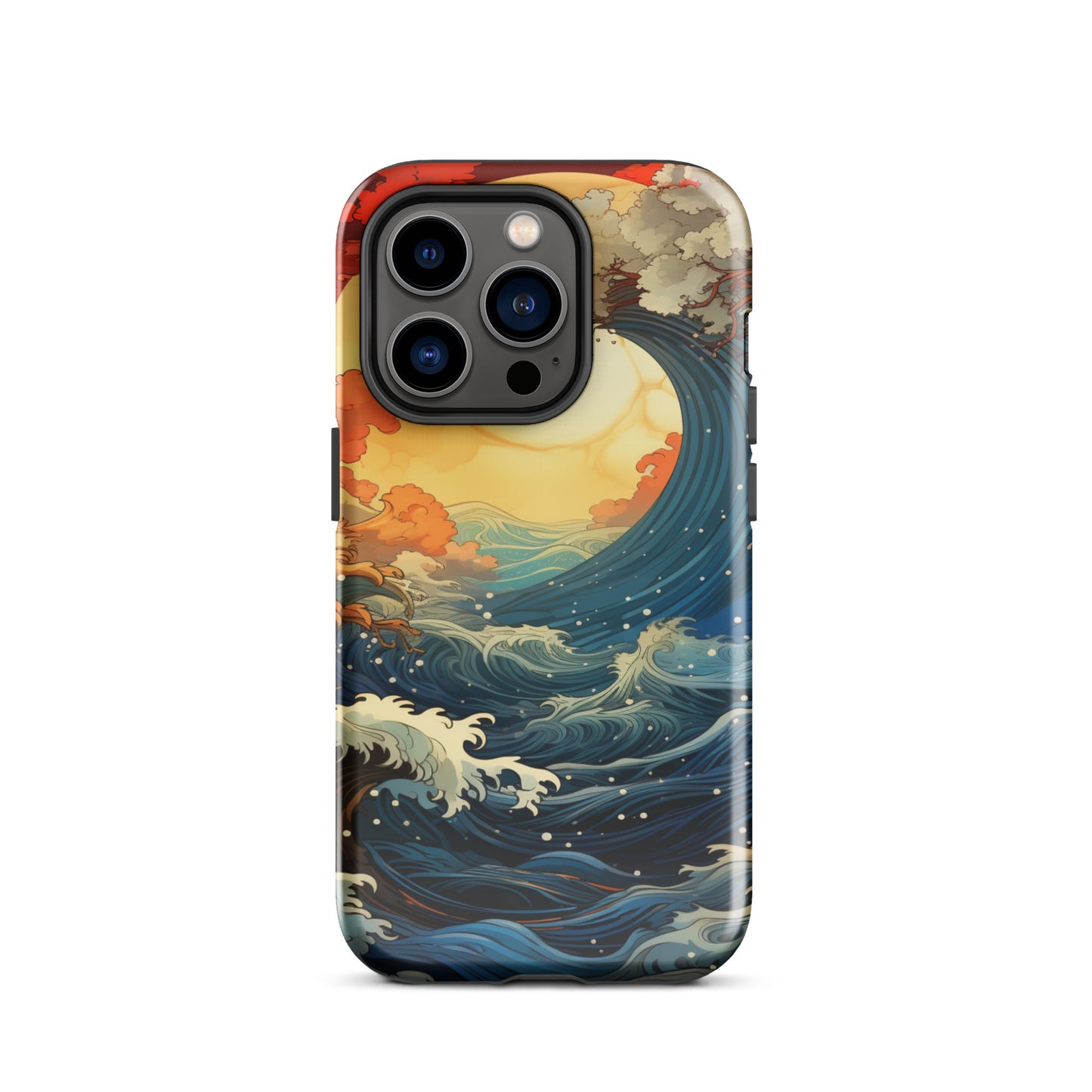 Ocean Tide Tough Case, Shockproof Phone Case,Cool Designed Phone Cases, Pocket-friendly