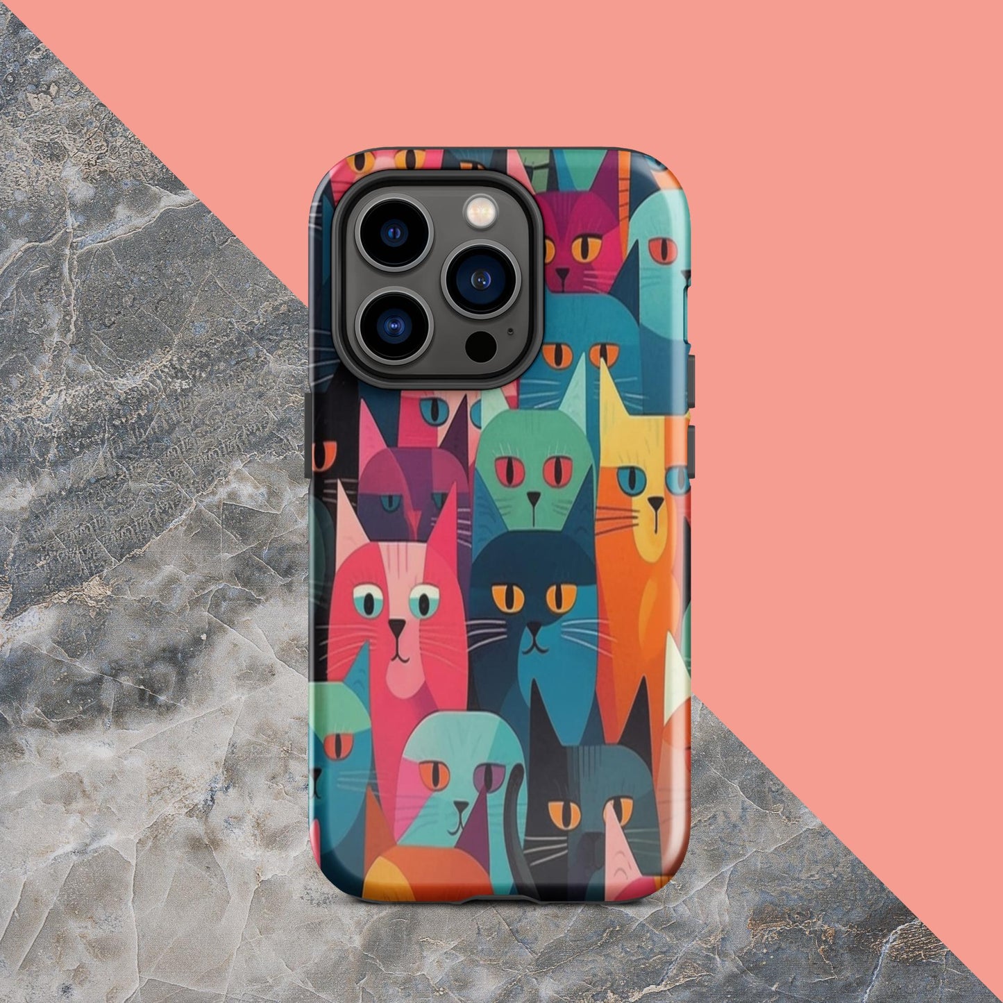 Cat Lady Tough Case, Shockproof Phone Case,Cool Designed Phone Cases, Pocket-friendly