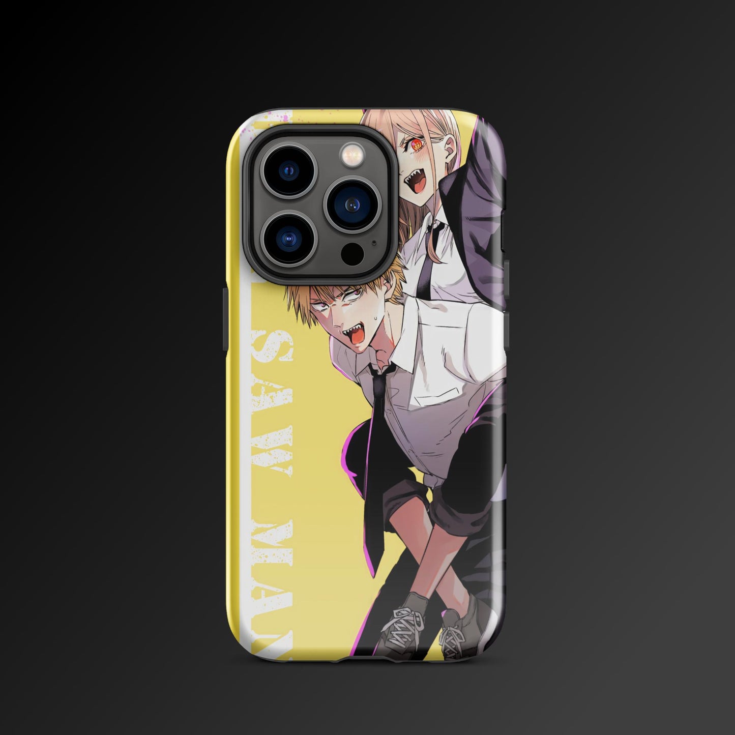 Chain Saw Man Tough Case, Shockproof Phone Case,Cool Designed Phone Cases, Pocket-friendly