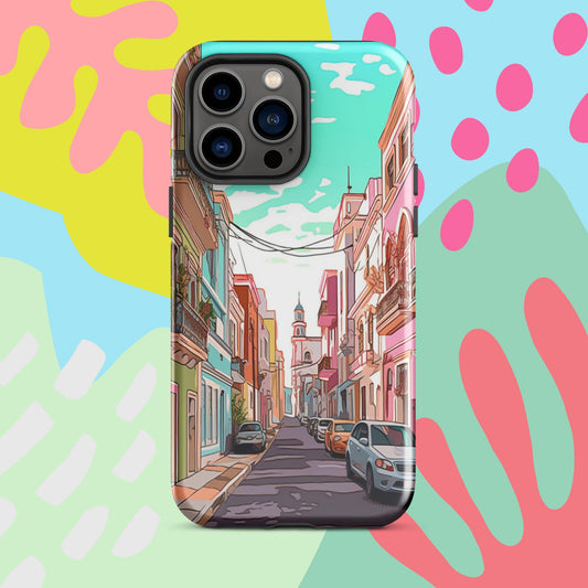 Old San Juan Tough Case, Shockproof Phone Case,Cool Designed Phone Cases, Pocket-friendly