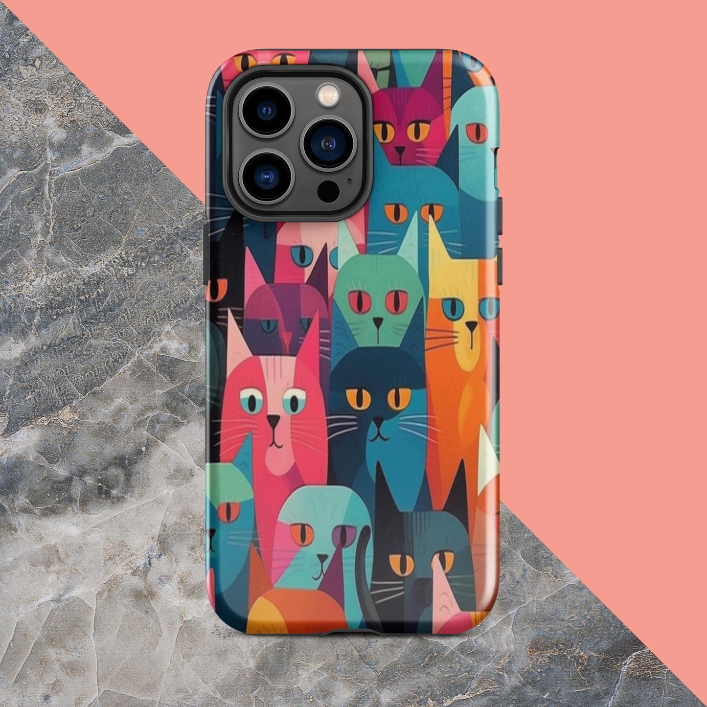 Cat Lady Tough Case, Shockproof Phone Case,Cool Designed Phone Cases, Pocket-friendly