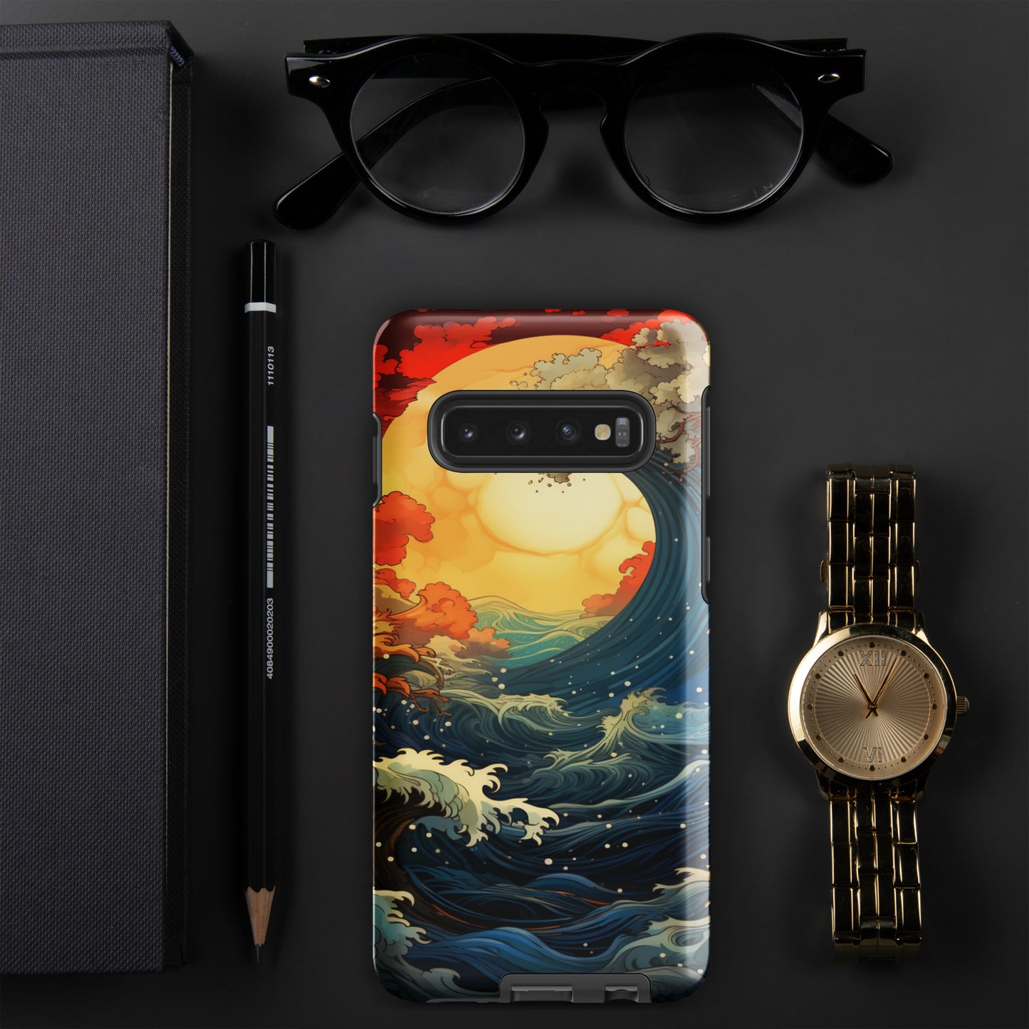 Ocean Tide Tough Case, Shockproof Phone Case,Cool Designed Phone Cases, Pocket-friendly