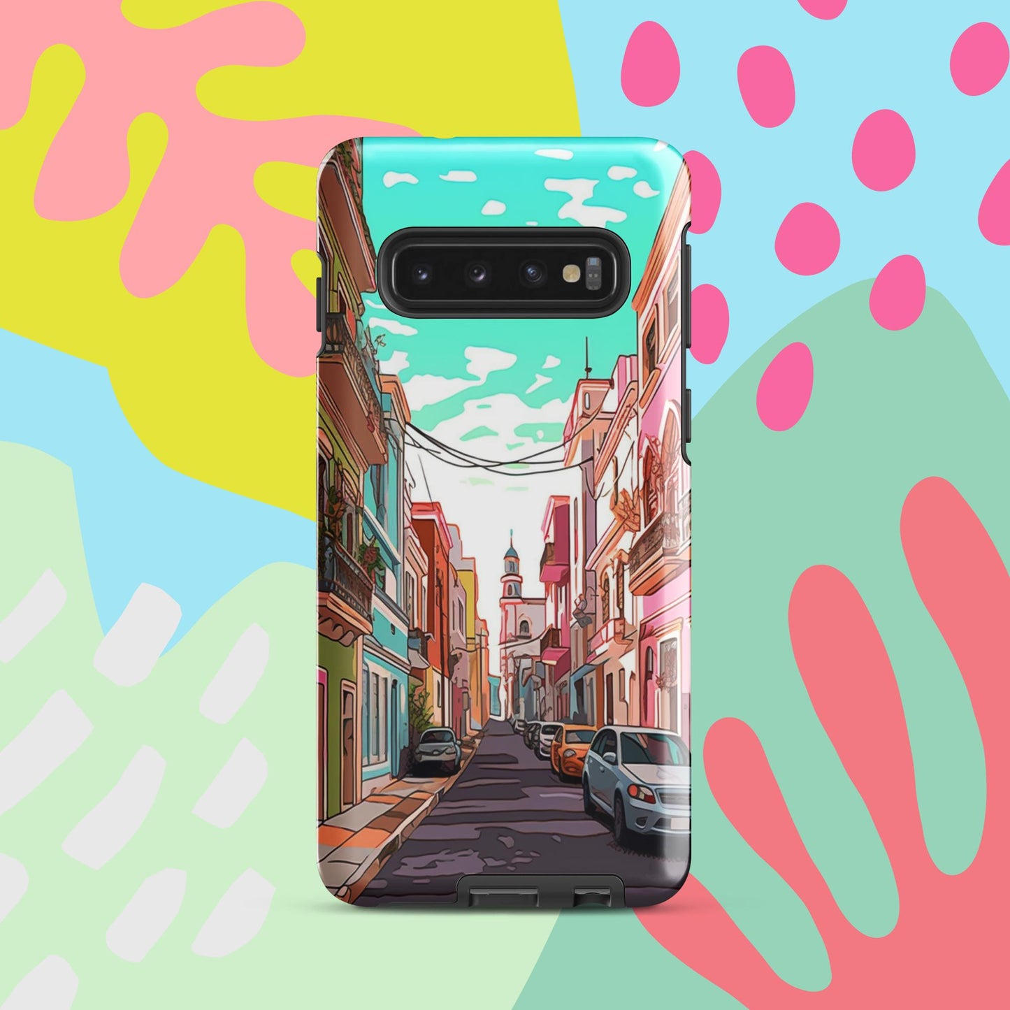 Old San Juan Tough Case, Shockproof Phone Case,Cool Designed Phone Cases, Pocket-friendly