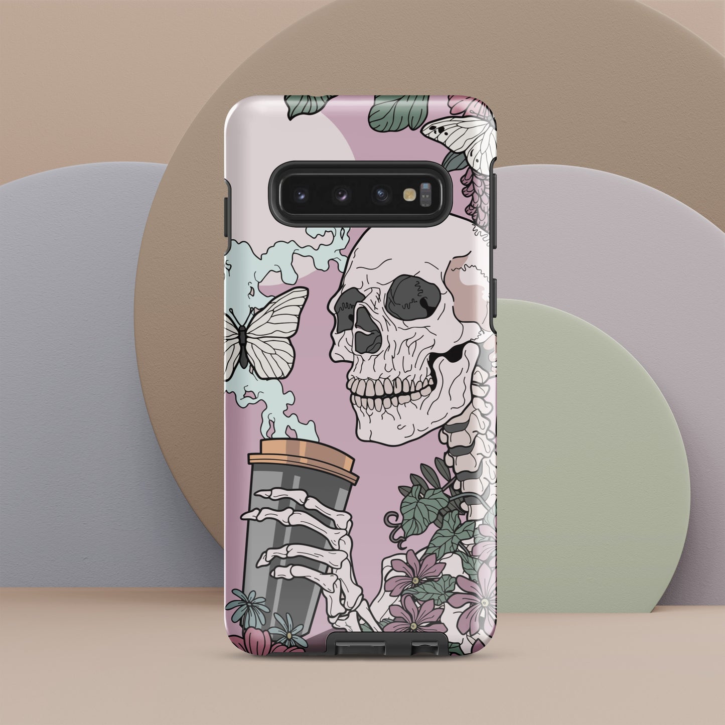I'm Dead Without My Coffee Tough case for Samsung®, Shockproof Phone Case, Anime Designed Phone Cases, Pocket-friendly