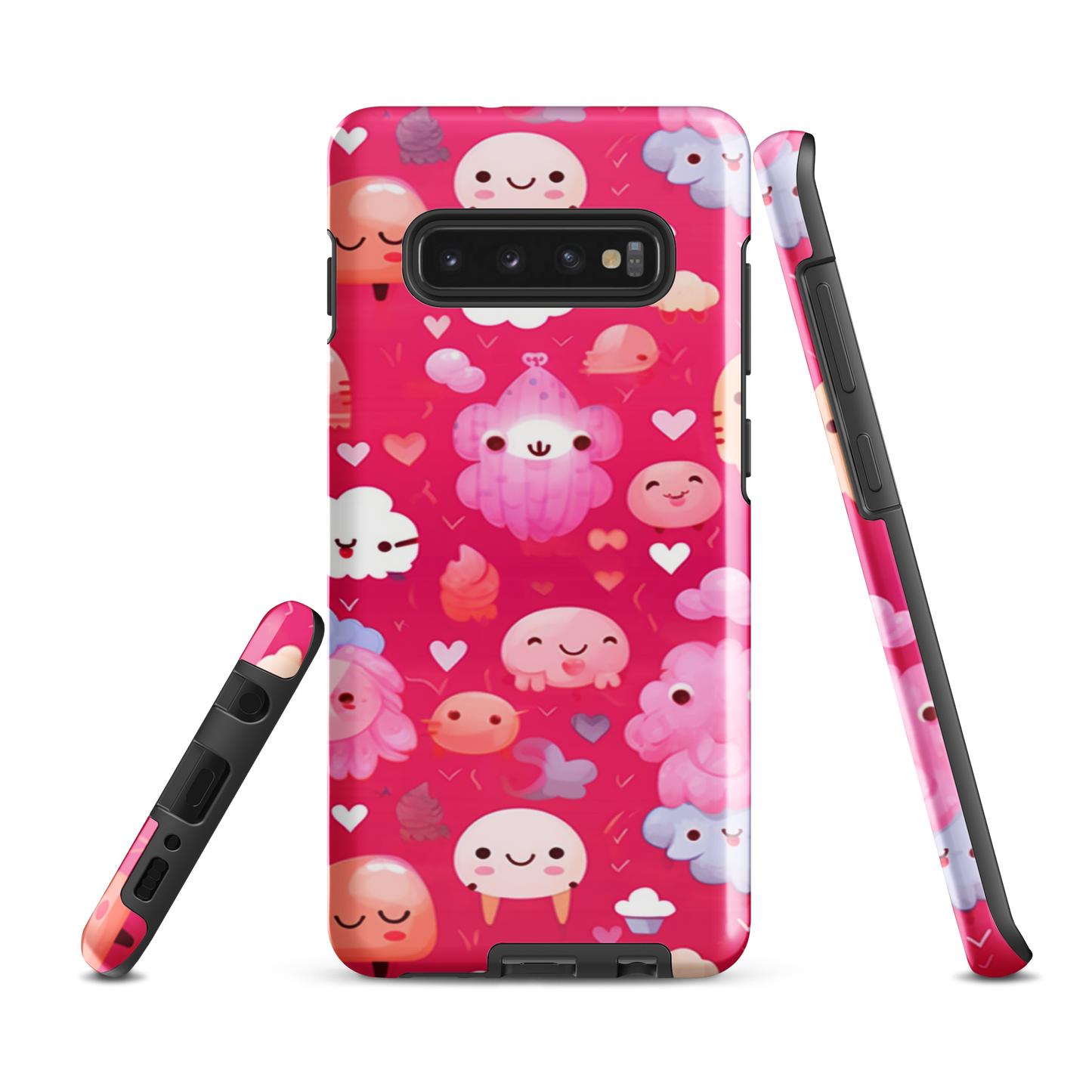 Pink and Fluffy Tough Case, Shockproof Phone Case,Cool Designed Phone Cases, Pocket-friendly