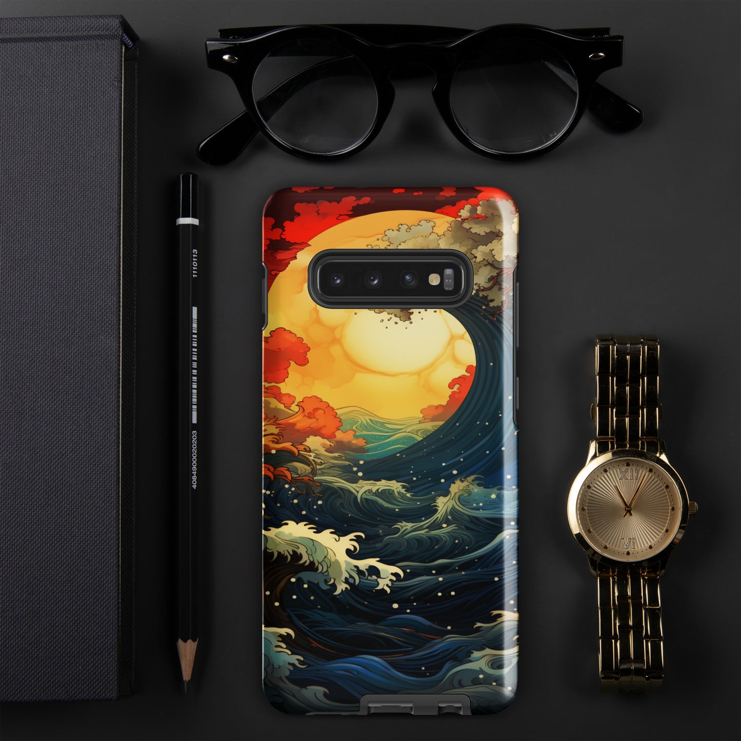 Ocean Tide Tough Case, Shockproof Phone Case,Cool Designed Phone Cases, Pocket-friendly