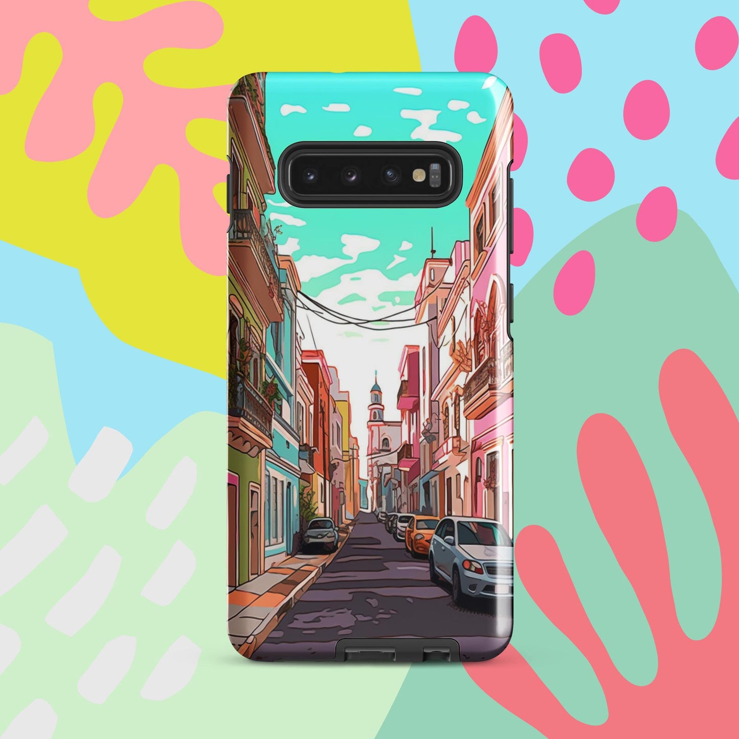 Old San Juan Tough Case, Shockproof Phone Case,Cool Designed Phone Cases, Pocket-friendly