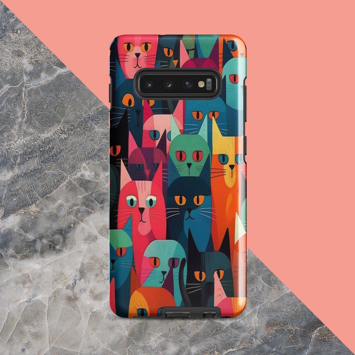 Cat Lady Tough Case, Shockproof Phone Case,Cool Designed Phone Cases, Pocket-friendly