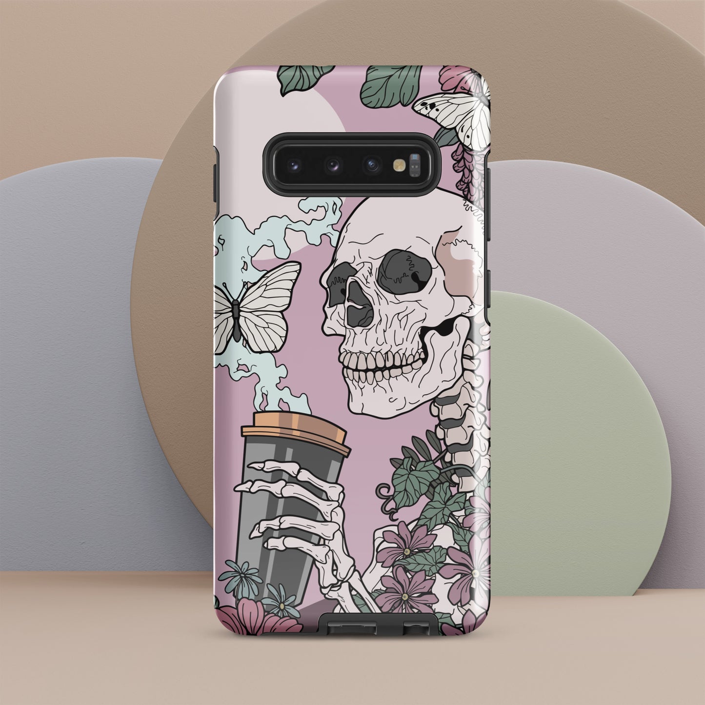 I'm Dead Without My Coffee Tough case for Samsung®, Shockproof Phone Case, Anime Designed Phone Cases, Pocket-friendly