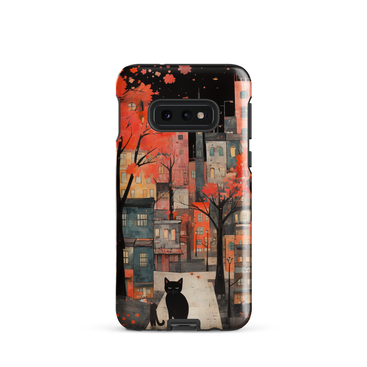 Cat In The Night Tough Case, Shockproof Phone Case,Cool Designed Phone Cases, Pocket-friendly