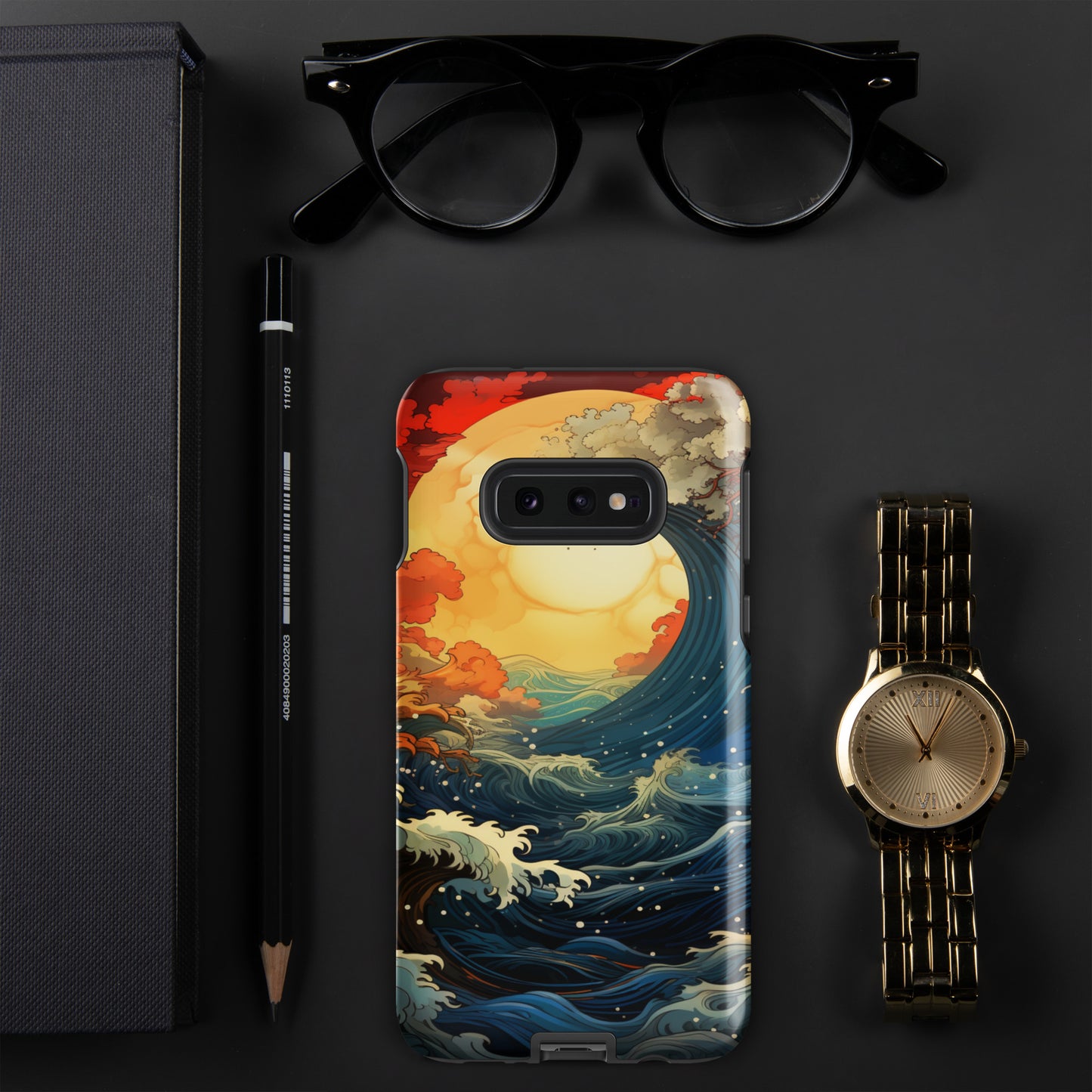 Ocean Tide Tough Case, Shockproof Phone Case,Cool Designed Phone Cases, Pocket-friendly