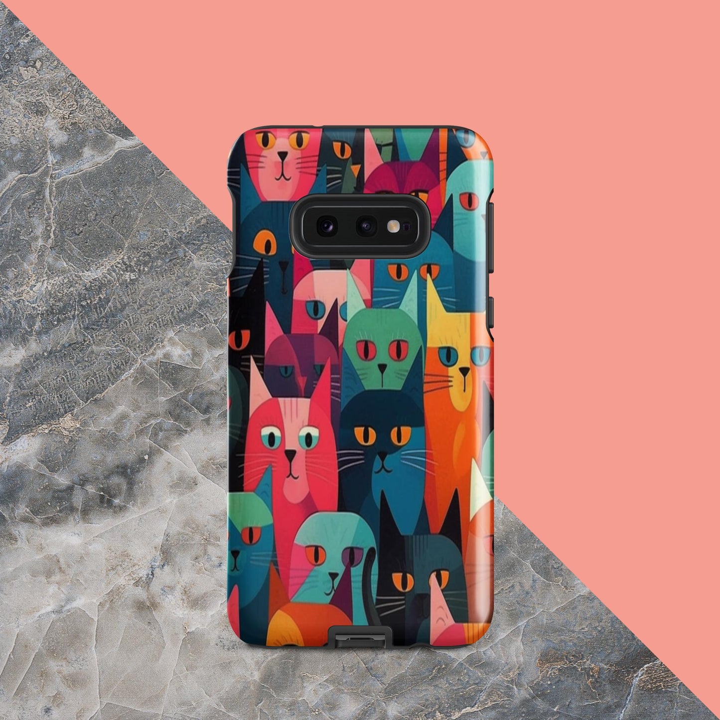 Cat Lady Tough Case, Shockproof Phone Case,Cool Designed Phone Cases, Pocket-friendly