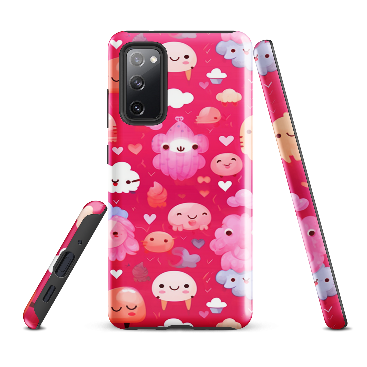 Pink and Fluffy Tough Case, Shockproof Phone Case,Cool Designed Phone Cases, Pocket-friendly