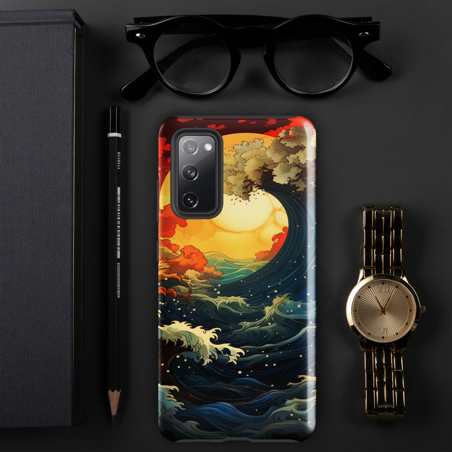 Ocean Tide Tough Case, Shockproof Phone Case,Cool Designed Phone Cases, Pocket-friendly
