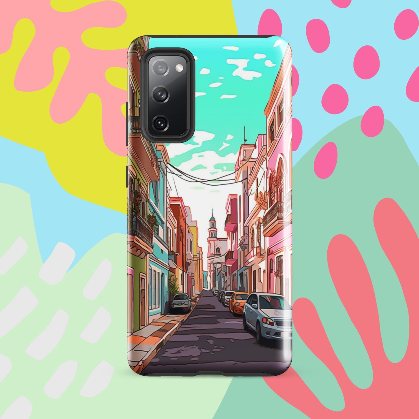 Old San Juan Tough Case, Shockproof Phone Case,Cool Designed Phone Cases, Pocket-friendly