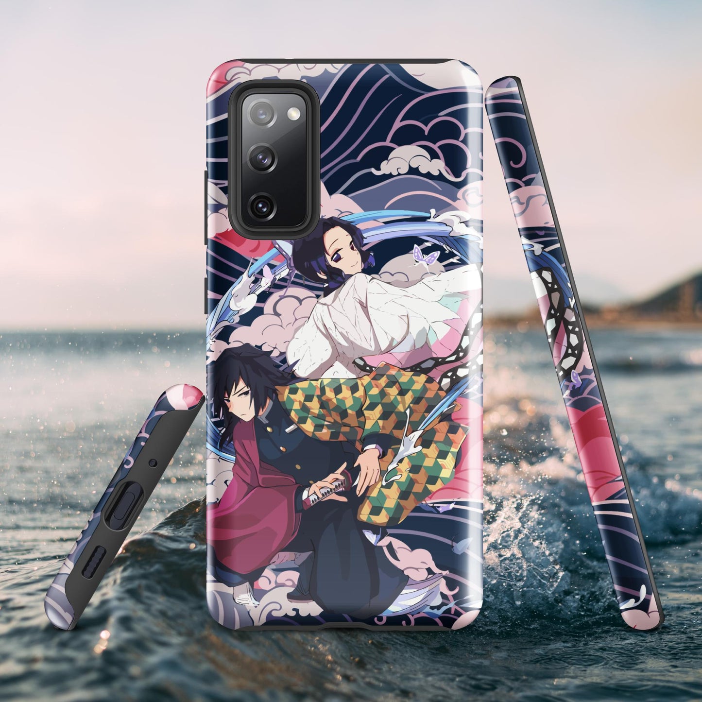 Shinobu Kocho & Giyu Tomioka Tough case for Samsung®, Shockproof Phone Case, Anime Designed Phone Cases, Pocket-friendly