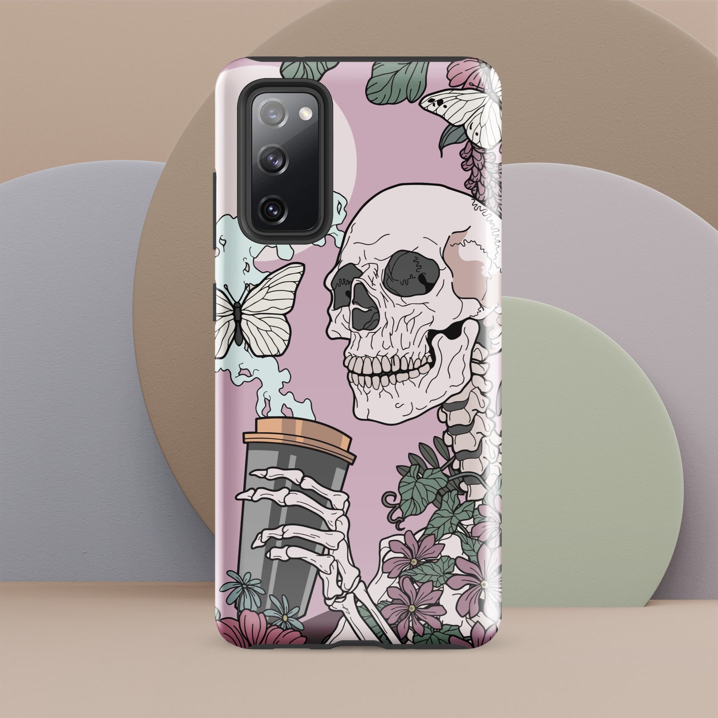 I'm Dead Without My Coffee Tough case for Samsung®, Shockproof Phone Case, Anime Designed Phone Cases, Pocket-friendly