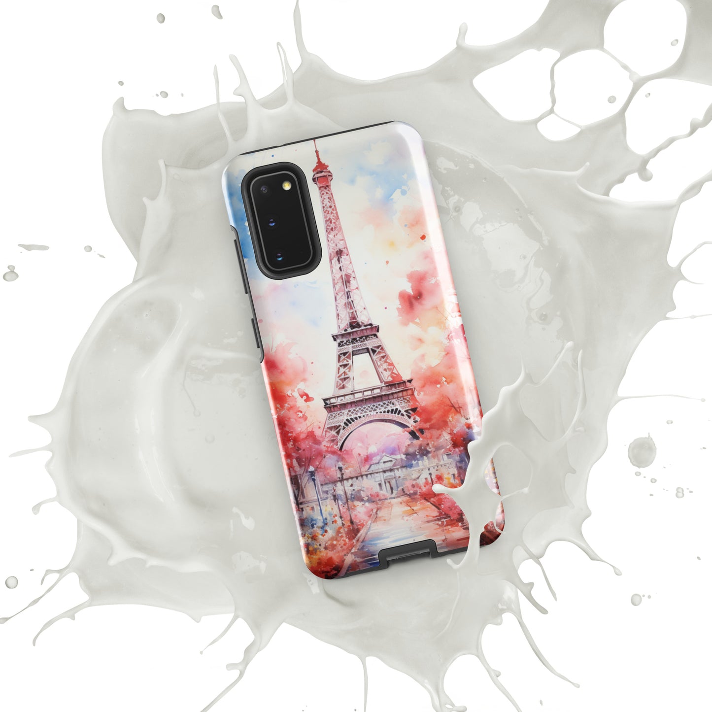 Watercolor Paris Dream Tough Case, Shockproof Phone Case,Cool Designed Phone Cases, Pocket-friendly