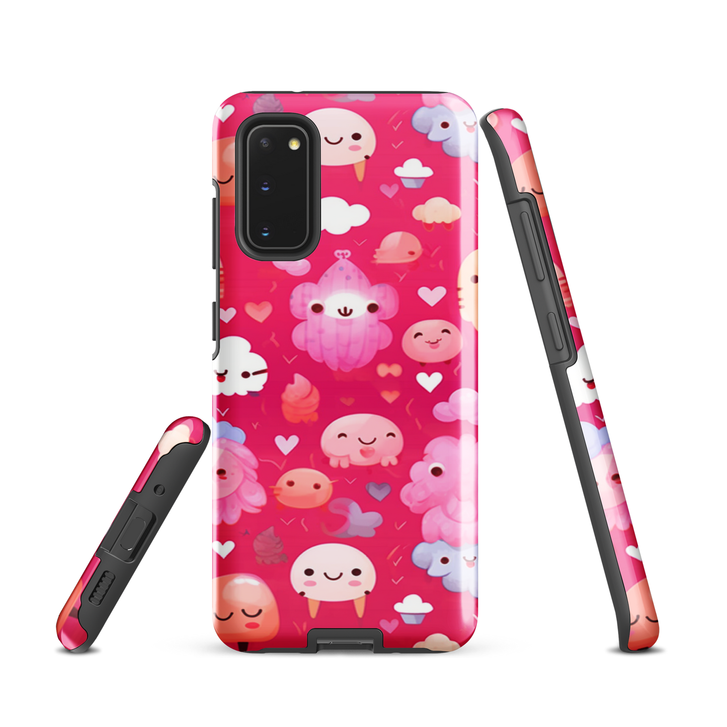 Pink and Fluffy Tough Case, Shockproof Phone Case,Cool Designed Phone Cases, Pocket-friendly