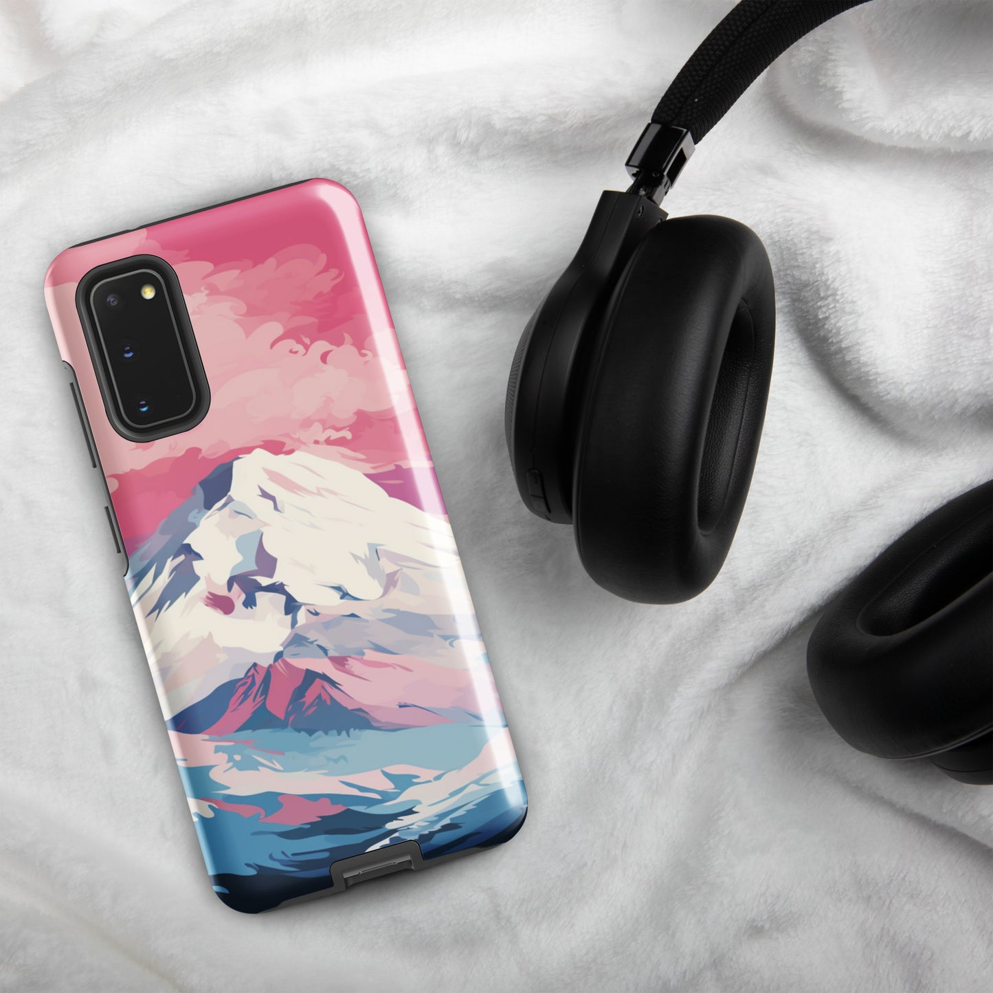 Pastel Mountain Tough Case, Shockproof Phone Case,Cool Designed Phone Cases, Pocket-friendly