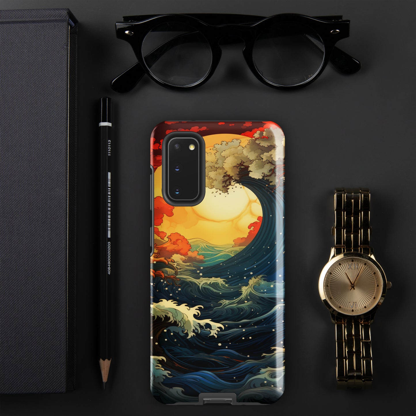 Ocean Tide Tough Case, Shockproof Phone Case,Cool Designed Phone Cases, Pocket-friendly