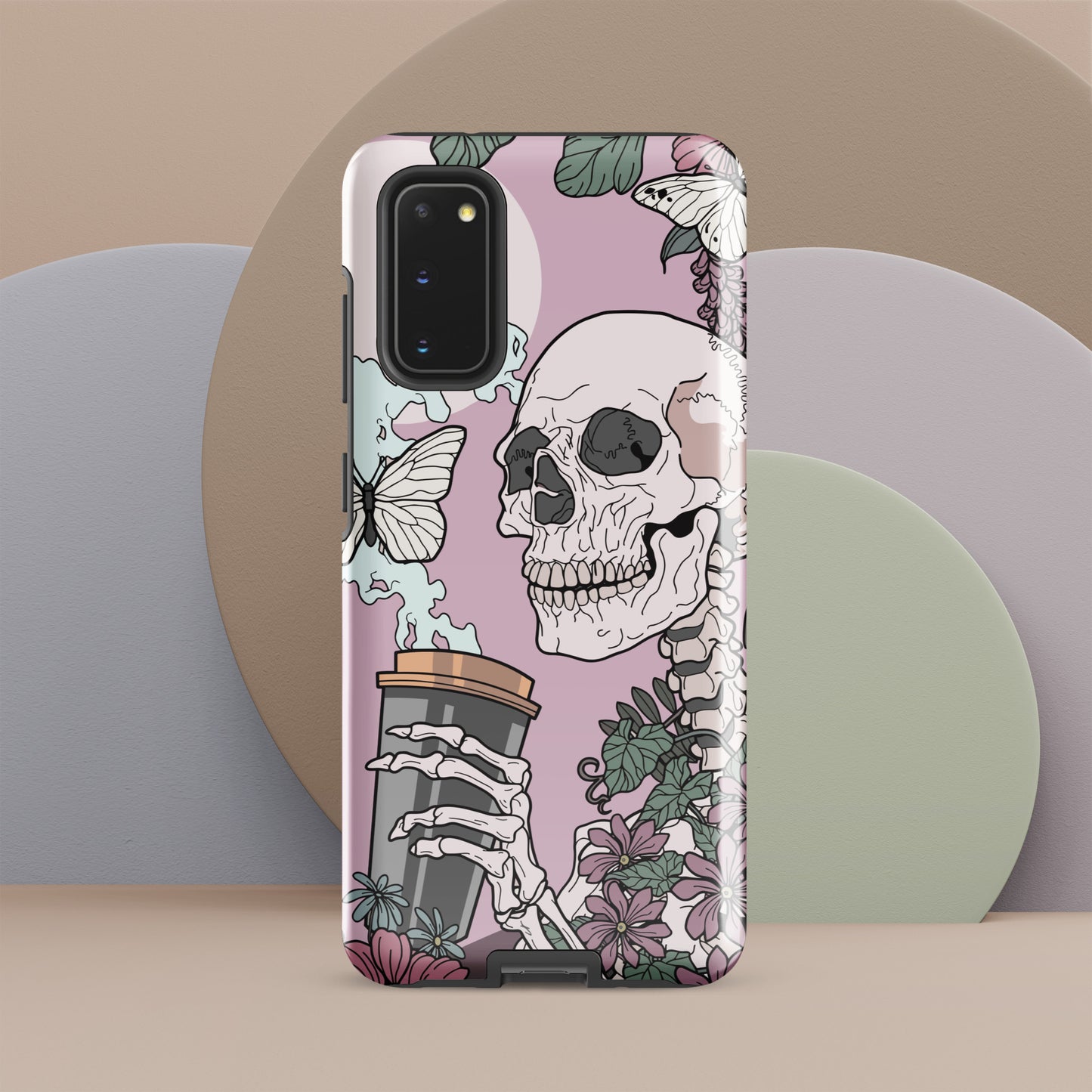 I'm Dead Without My Coffee Tough case for Samsung®, Shockproof Phone Case, Anime Designed Phone Cases, Pocket-friendly