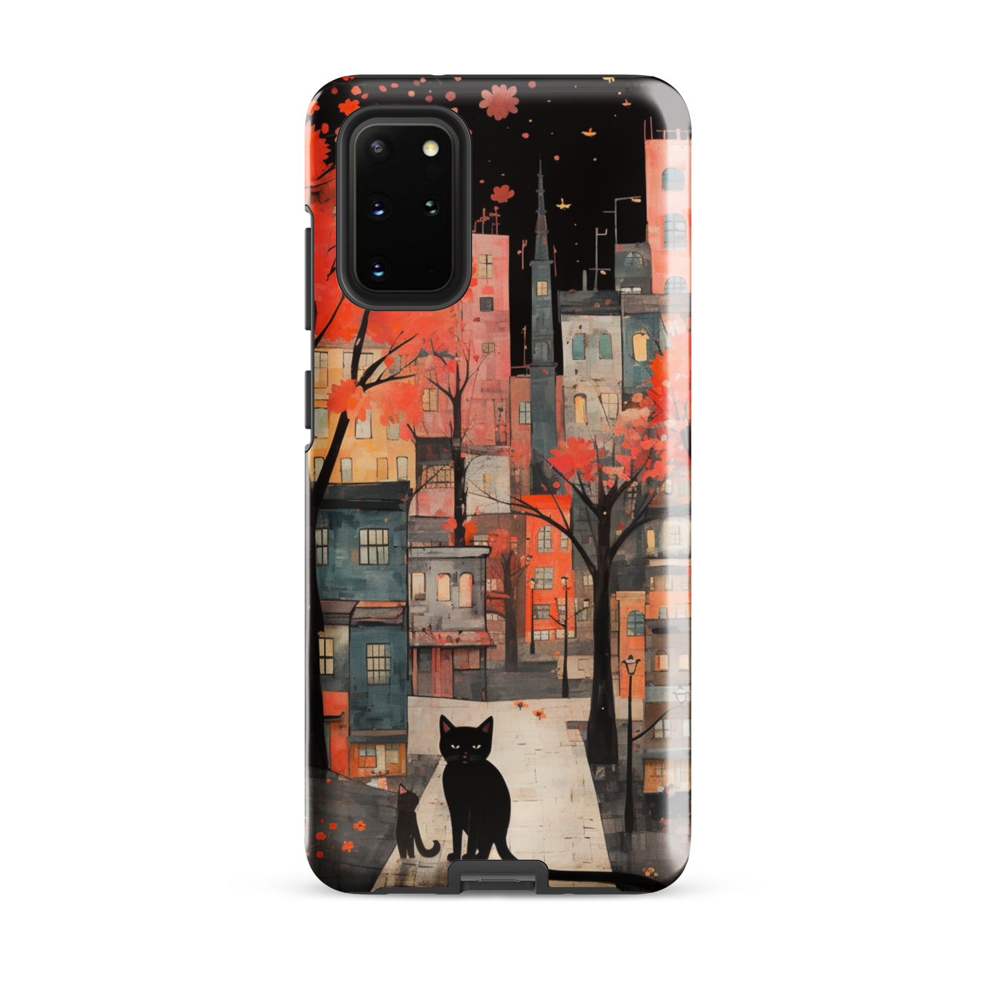 Cat In The Night Tough Case, Shockproof Phone Case,Cool Designed Phone Cases, Pocket-friendly