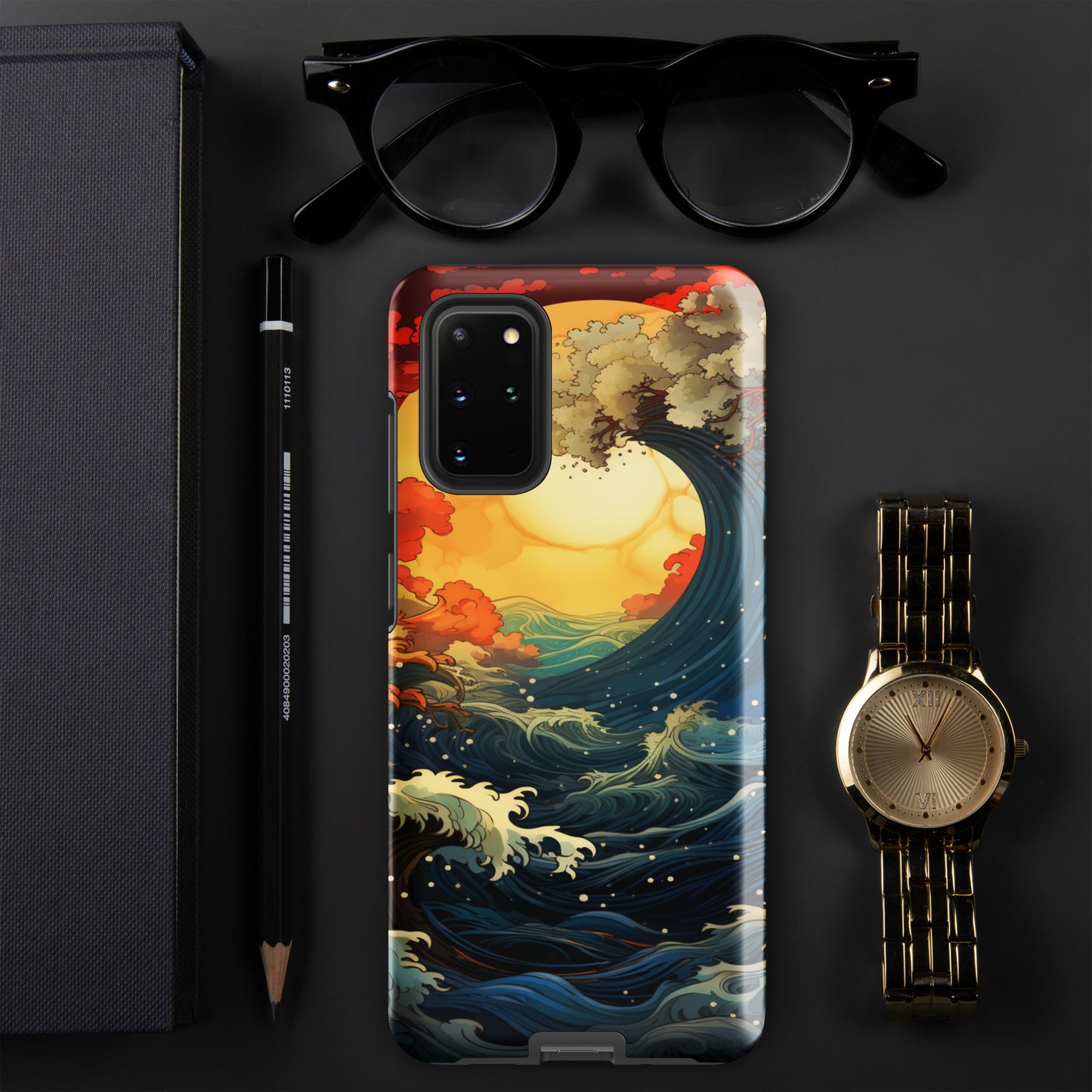 Ocean Tide Tough Case, Shockproof Phone Case,Cool Designed Phone Cases, Pocket-friendly