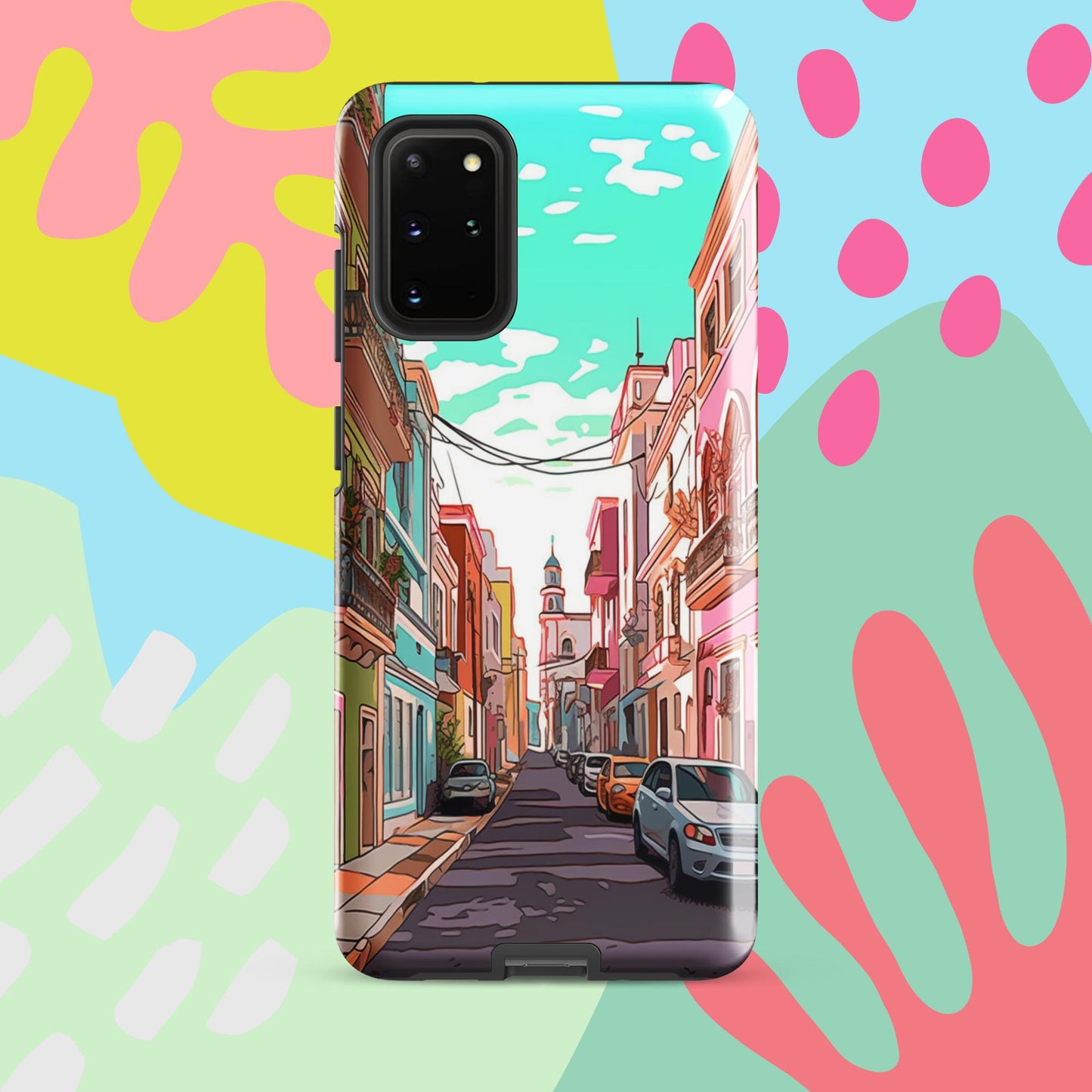 Old San Juan Tough Case, Shockproof Phone Case,Cool Designed Phone Cases, Pocket-friendly
