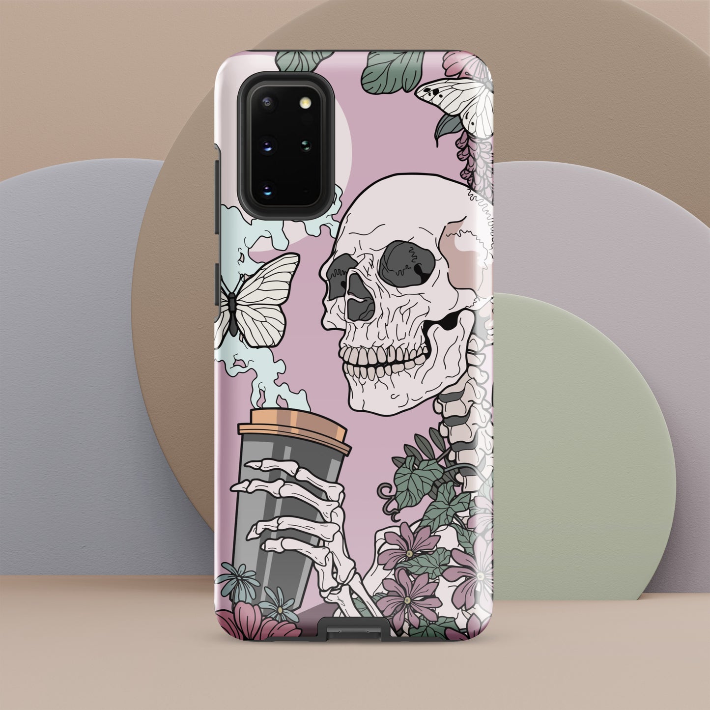 I'm Dead Without My Coffee Tough case for Samsung®, Shockproof Phone Case, Anime Designed Phone Cases, Pocket-friendly