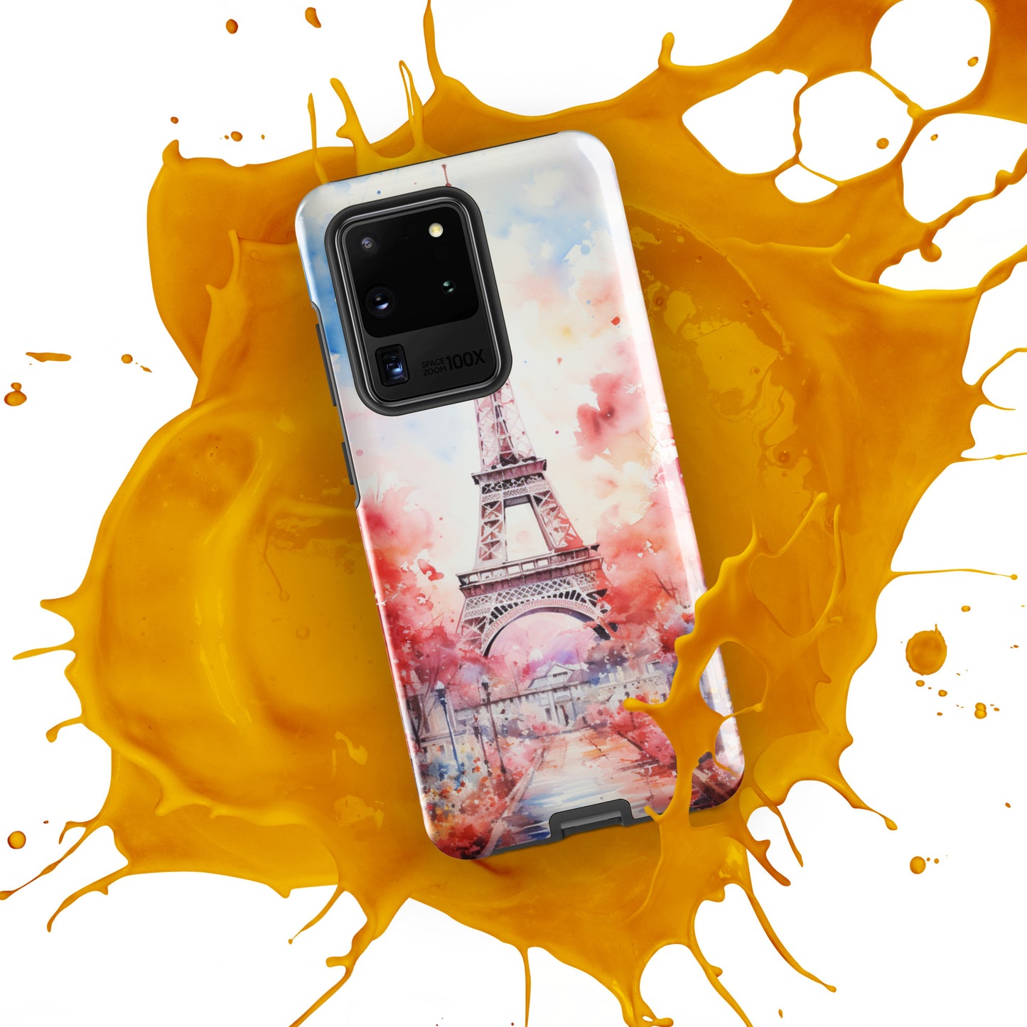 Watercolor Paris Dream Tough Case, Shockproof Phone Case,Cool Designed Phone Cases, Pocket-friendly
