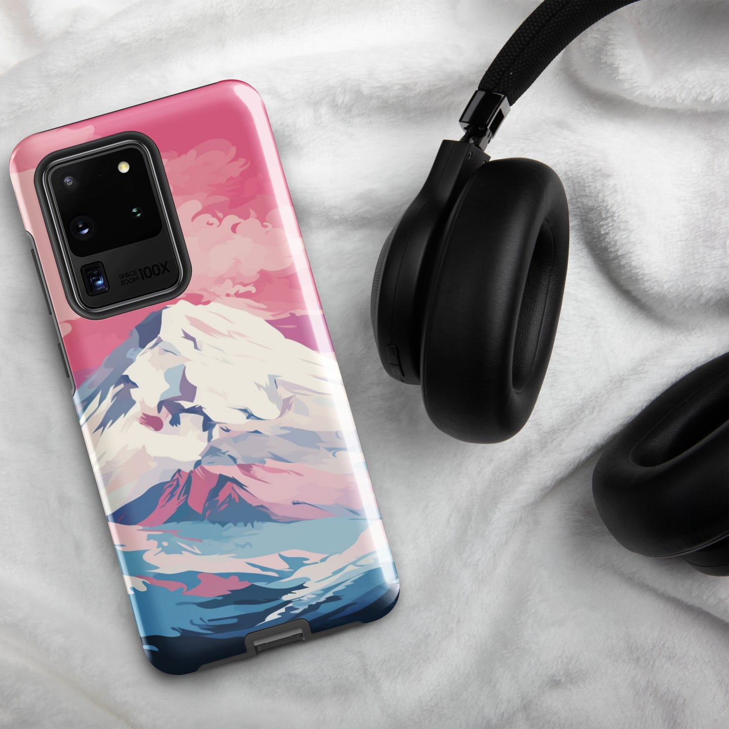 Pastel Mountain Tough Case, Shockproof Phone Case,Cool Designed Phone Cases, Pocket-friendly
