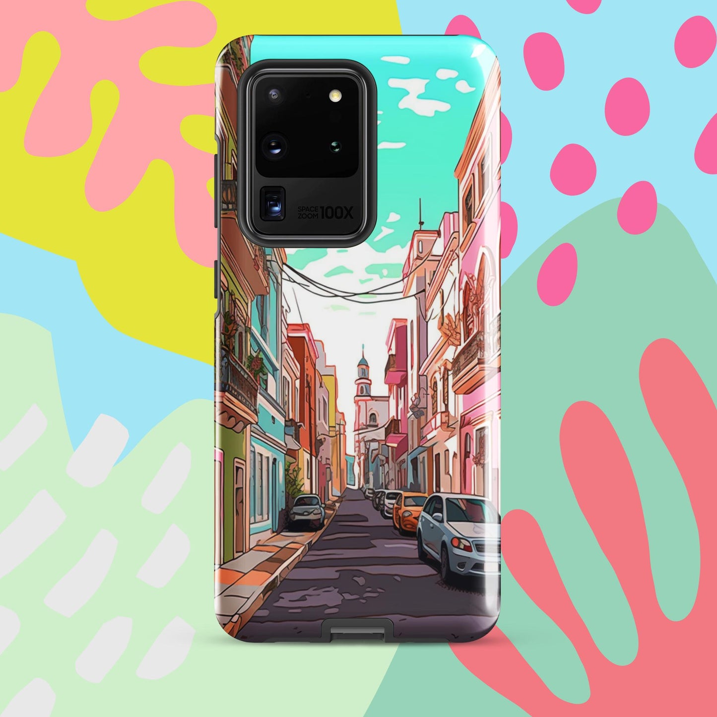 Old San Juan Tough Case, Shockproof Phone Case,Cool Designed Phone Cases, Pocket-friendly