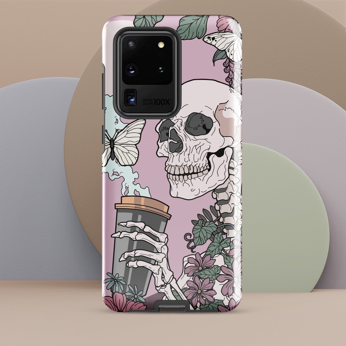 I'm Dead Without My Coffee Tough case for Samsung®, Shockproof Phone Case, Anime Designed Phone Cases, Pocket-friendly