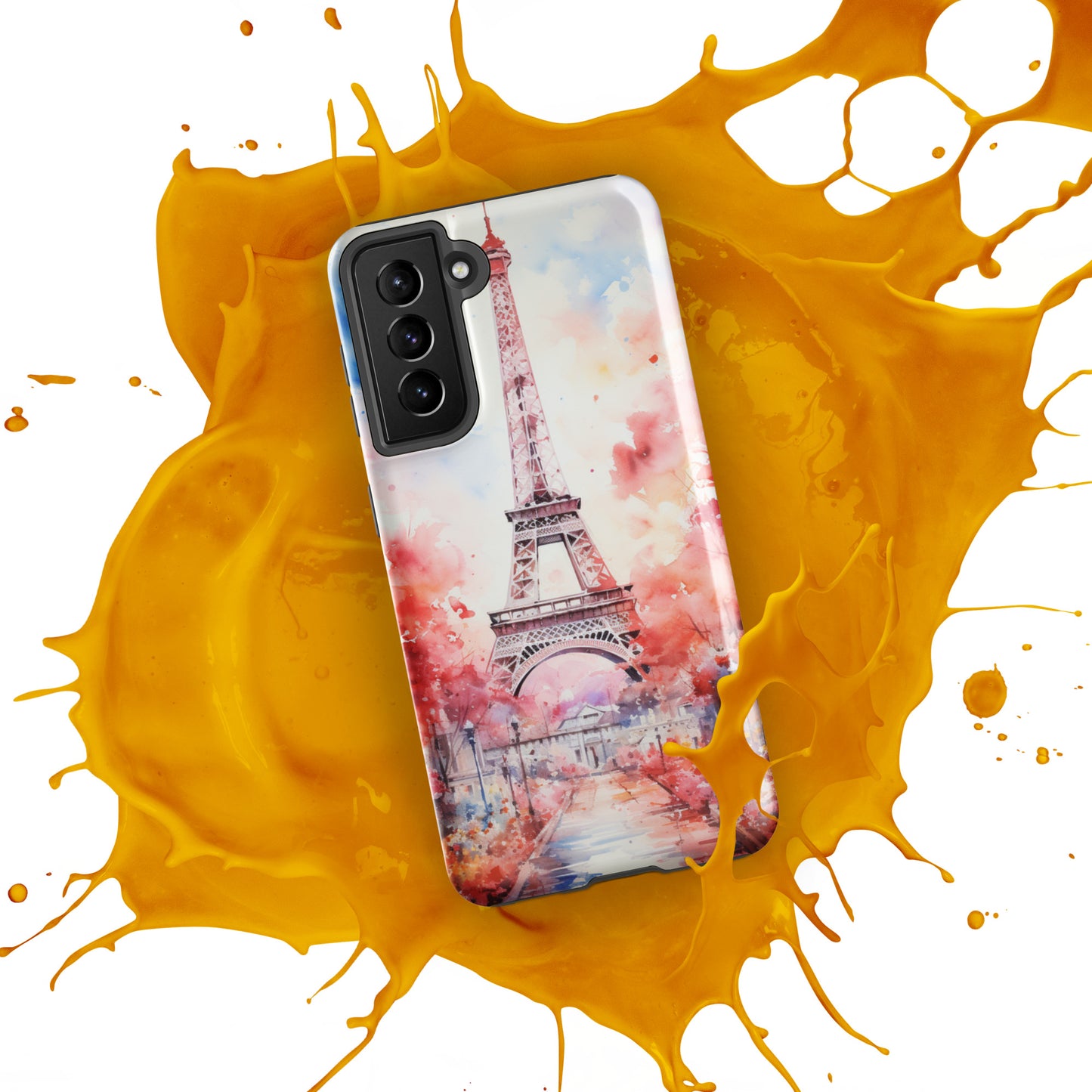 Watercolor Paris Dream Tough Case, Shockproof Phone Case,Cool Designed Phone Cases, Pocket-friendly