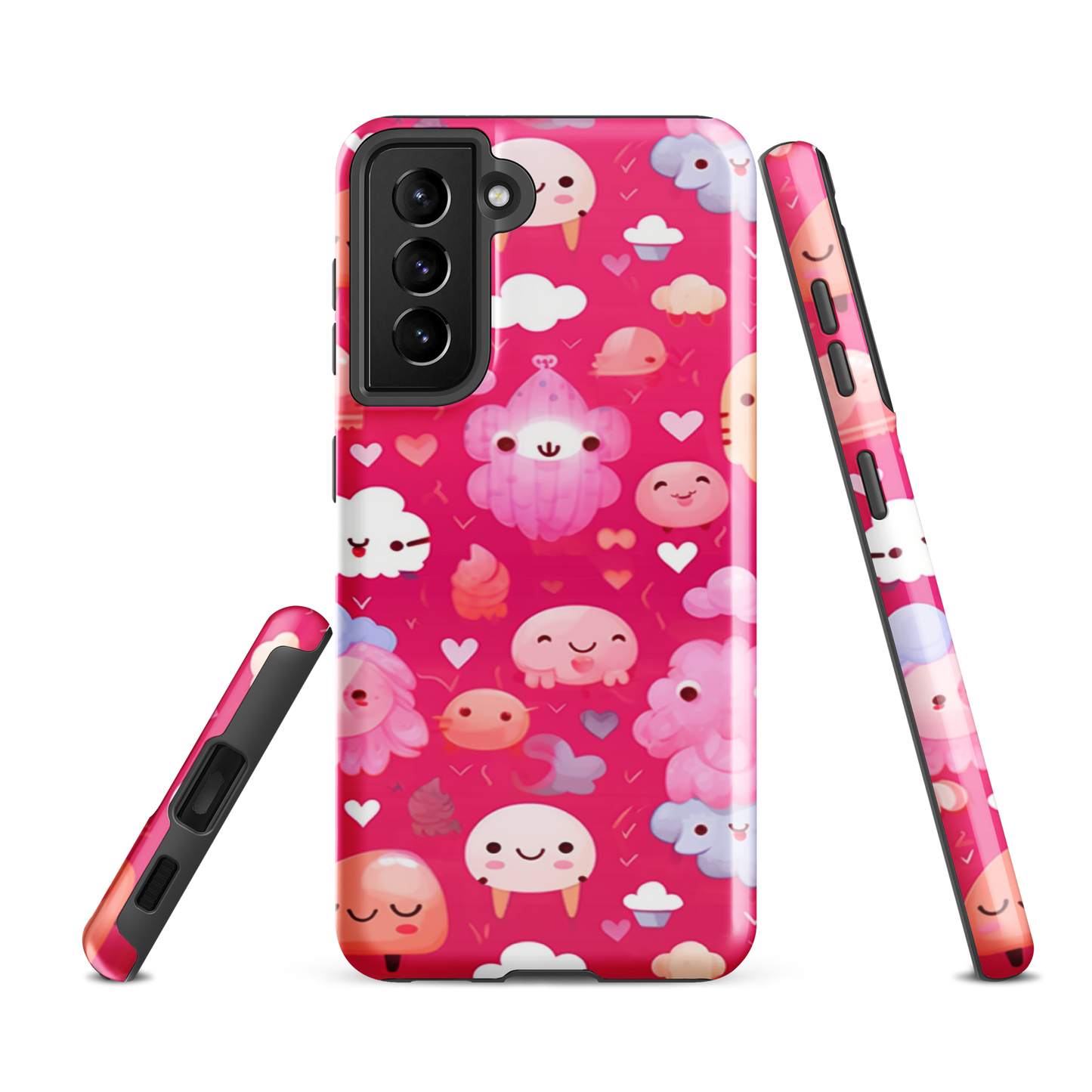 Pink and Fluffy Tough Case, Shockproof Phone Case,Cool Designed Phone Cases, Pocket-friendly