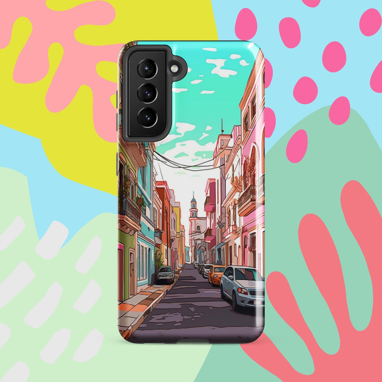 Old San Juan Tough Case, Shockproof Phone Case,Cool Designed Phone Cases, Pocket-friendly